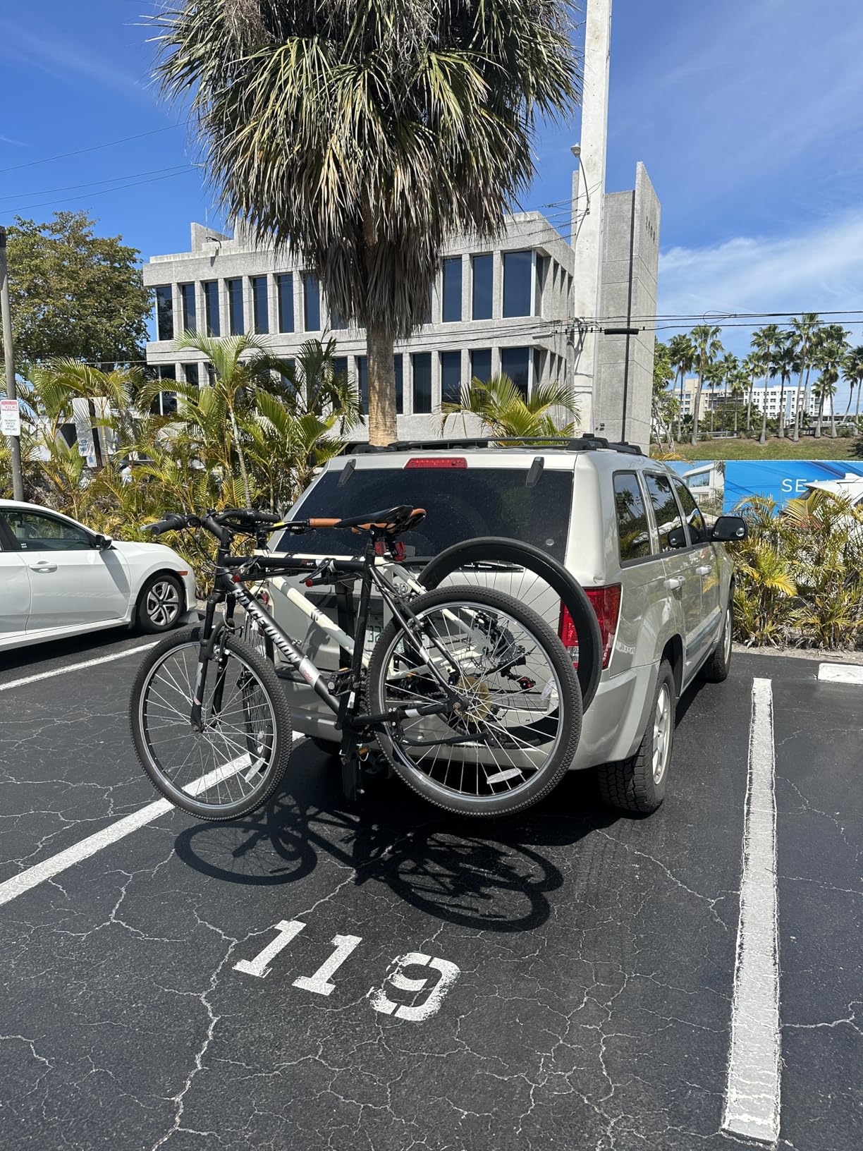 Retrospec Lenox 2-5 - Bike Hitch Rack for Cars, Trucks, SUVs with 2 inch Hitch | Foldable Steel Frame with Anti-Rattle Adapter, Tie Down Cradles and Straps - Fits Most Frames customer photo 2