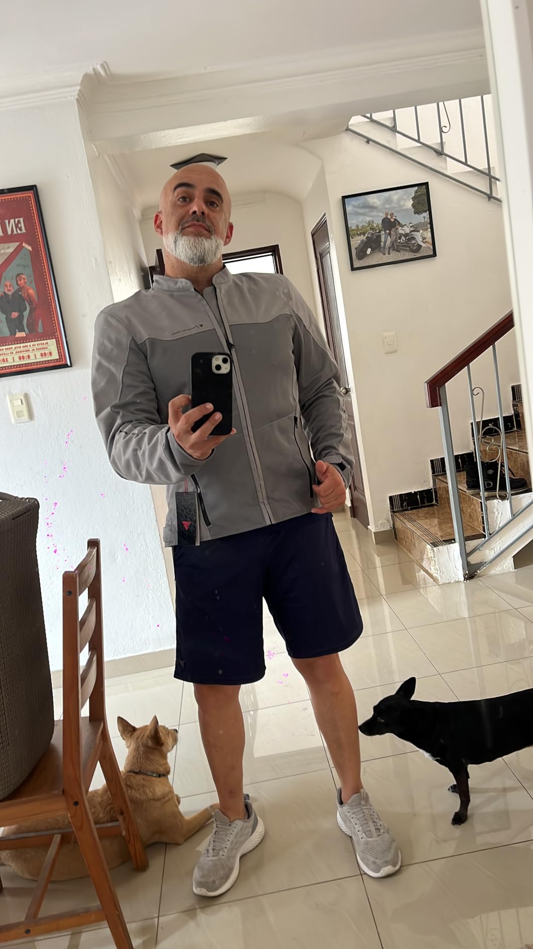 SHIMA OPENAIR Motorbike Jacket for Men - Lightweight Breathable Summer Mesh Mens City Biker Jacket customer photo 1