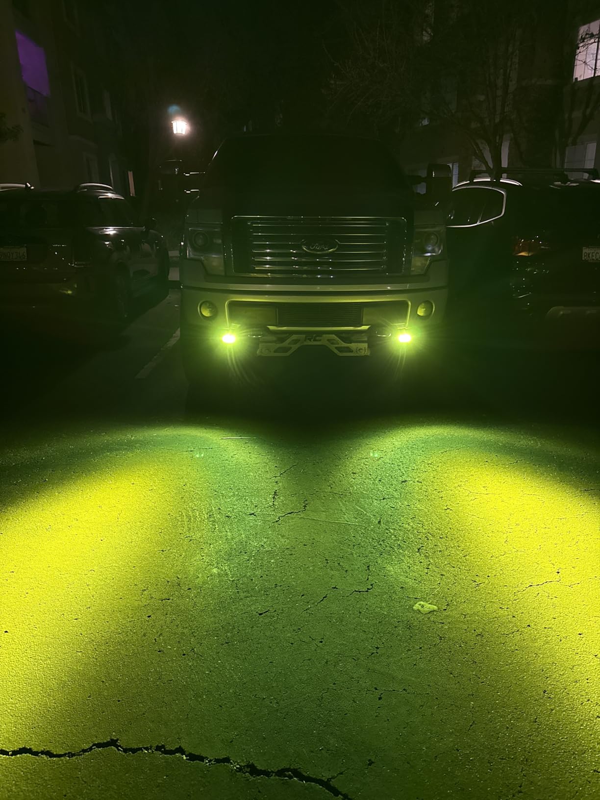 Auxbeam 4In 90W Amber Round Led Offroad Lights 2PCS 9000LM Amber Fog Super Bright Driving Light with Wiring Harness Kit Spot Beam Pod Light for Truck SUV ATV UTV Jeep Wrangler Motorcycle customer photo 2