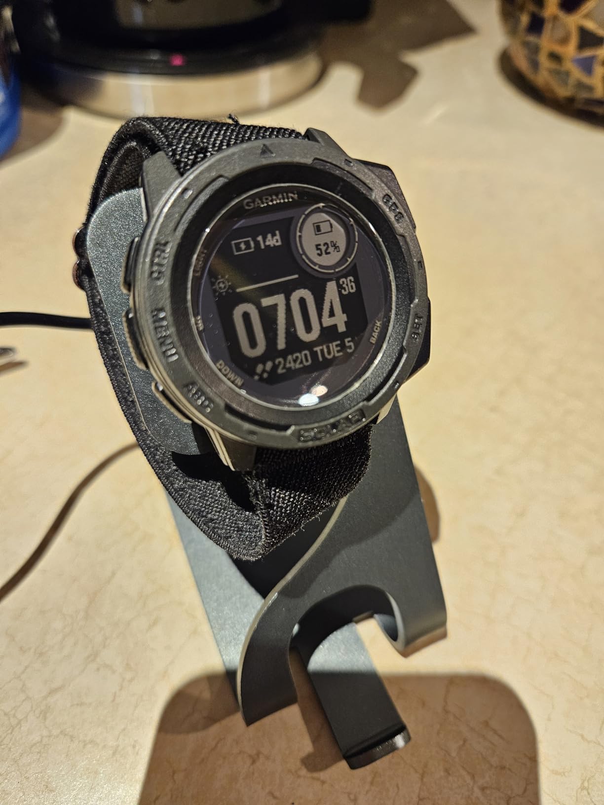 TUSITA Charger Stand Compatible with Garmin Watch - Multi-Angle Adjustment for Fenix, Venu, Vivoactive, Forerunner, Instinct Series customer photo 1