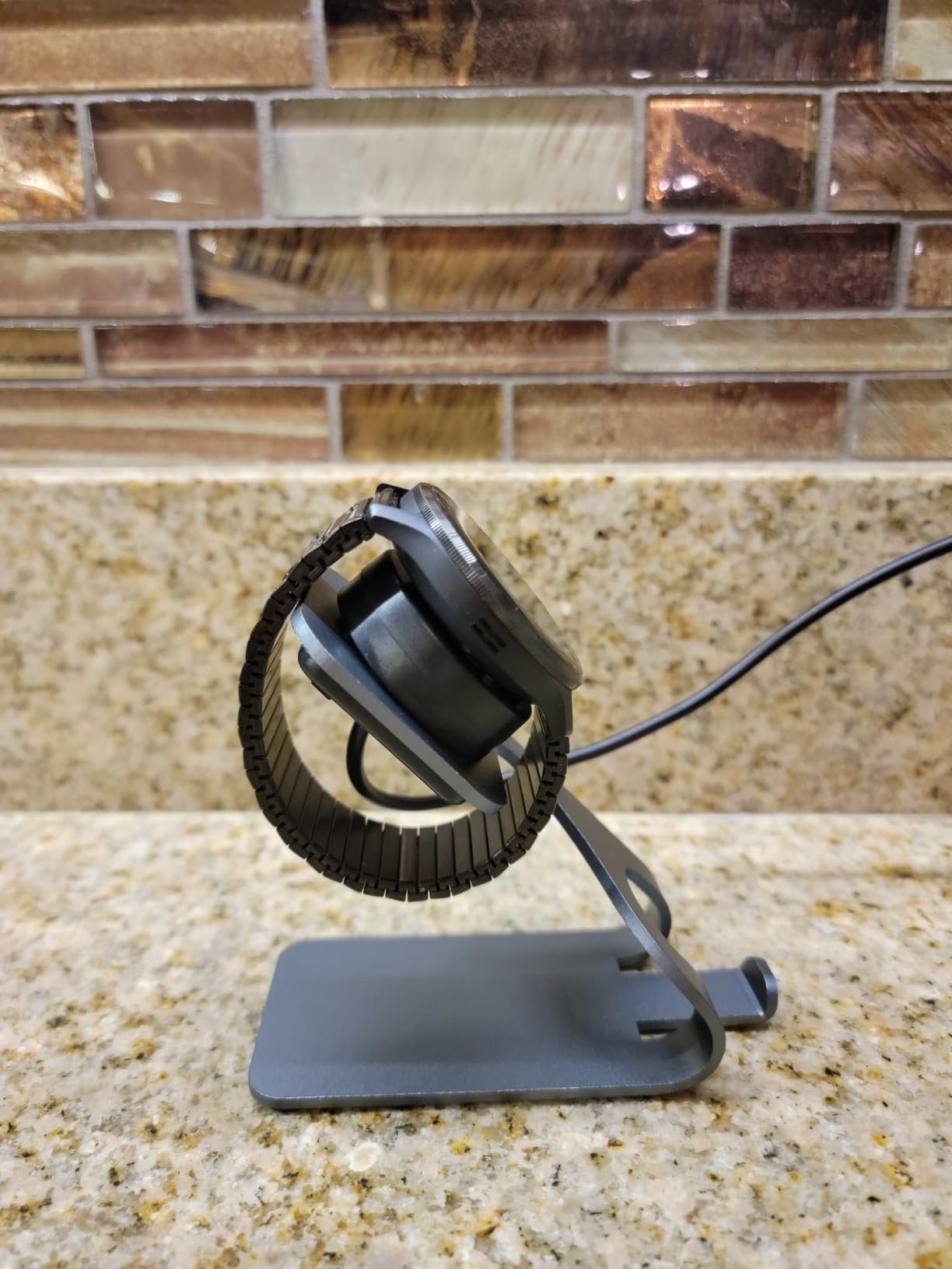 TUSITA Charger Stand Compatible with Garmin Watch - Multi-Angle Adjustment for Fenix, Venu, Vivoactive, Forerunner, Instinct Series customer photo 2
