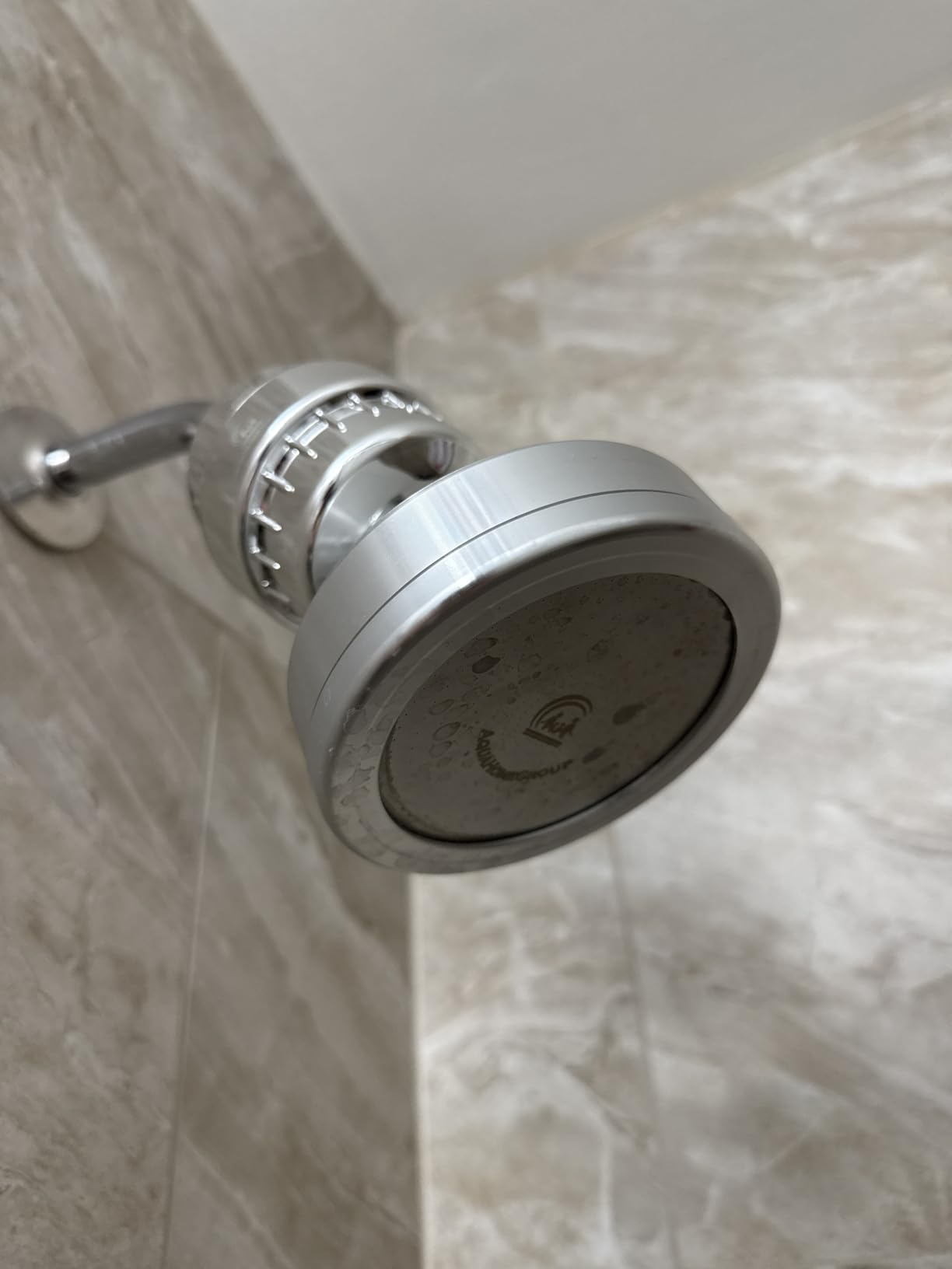 AquaHomeGroup - Filtered Shower Head & 20 Stage Shower Filter - Standard - Chrome customer photo 2