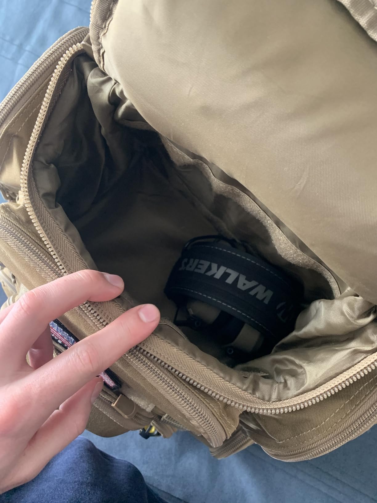 TIDEWE Tactical Range Backpack with Removable Divider, Handgun Backpack with 4 Pistol Case, Range Bag with Hard Glasses Case customer photo 2