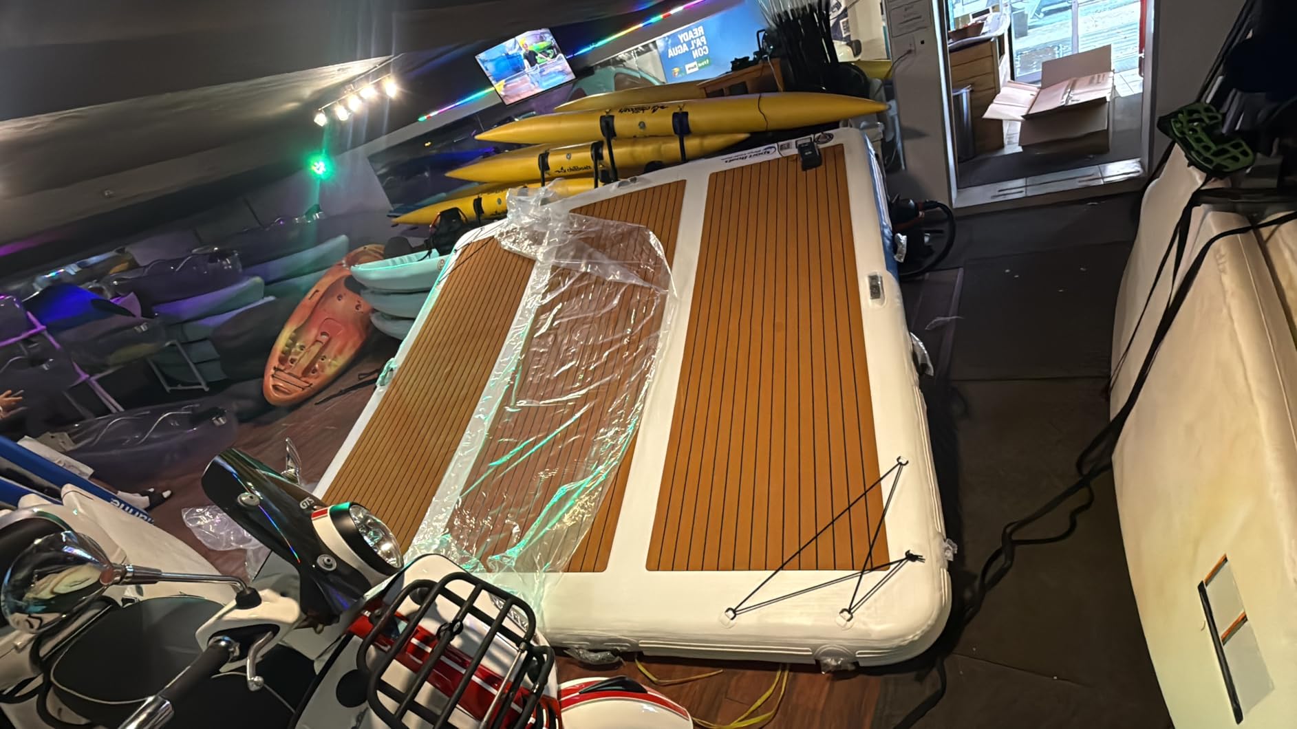 Island Hopper Yacht Dock Premium Inflatable Water Platform Series customer photo 1