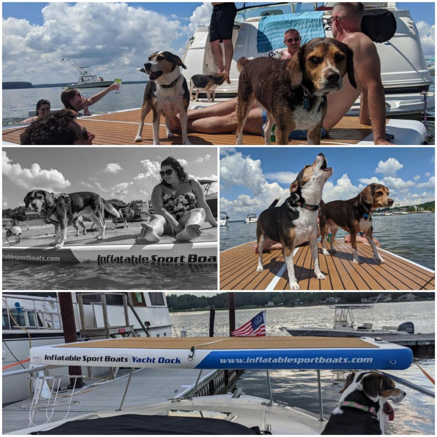 Island Hopper Yacht Dock Premium Inflatable Water Platform Series customer photo 2