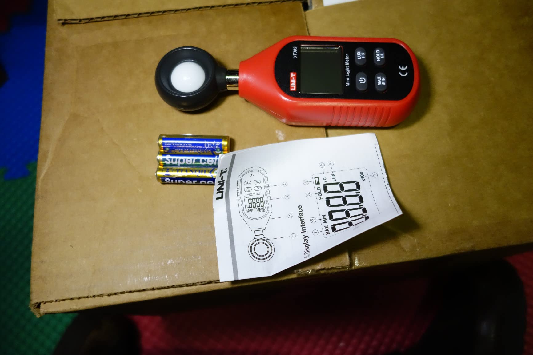UNI-T UT383 Light Meter Lux Meter - Digital Illuminance Meter 0~199,900 Lux for Film Photography, Plants, Lighting Measurement customer photo 2