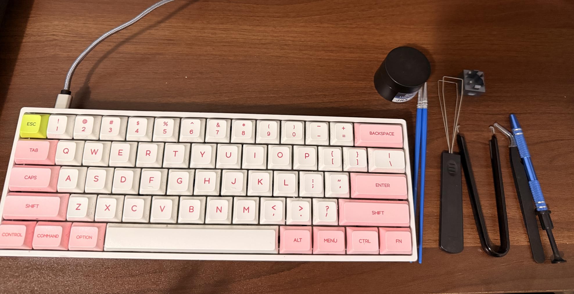 RUNJRX Keyboard Lube Kit with Switch Opener Tweezers for Custom Keyboard, Keyboard Lube Tools customer photo 1