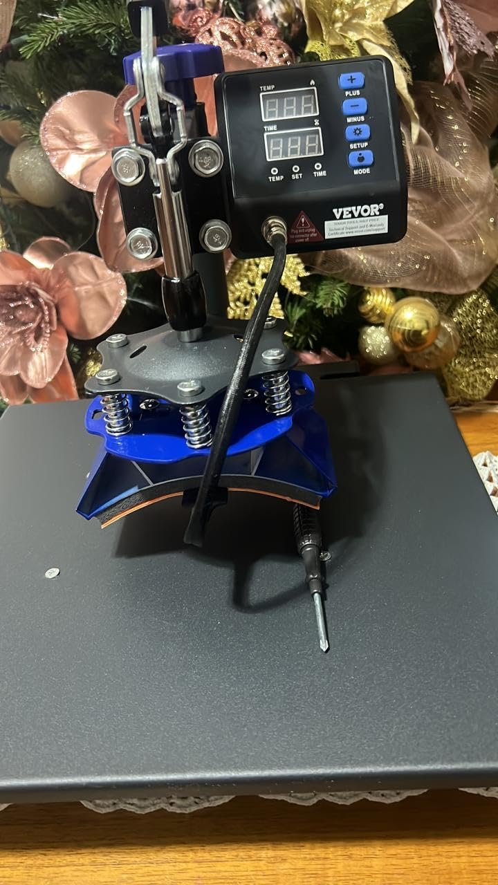 VEVOR 8 in 1 Heat Press Machine 15x15 Inch, 360 Degree Swing Away Shirt Press Machine customer photo 2