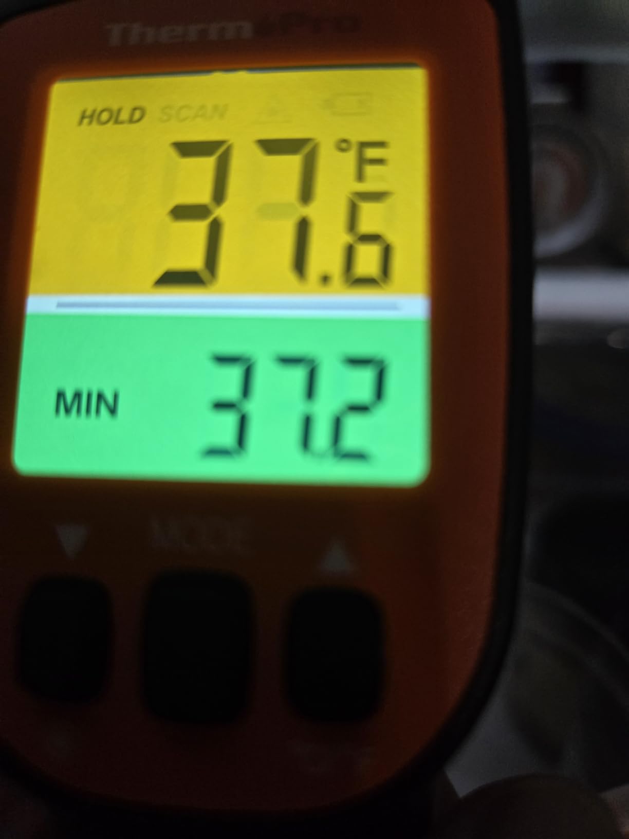 TempPro TP450 2 Laser Temperature Gun for Cooking, 16:1 D:S Ratio Infrared Thermometer Gun for Pizza Oven, Laser Thermometer Gun with Adjustable Emissivity Temp Gun -58 to 1022℉ customer photo 1