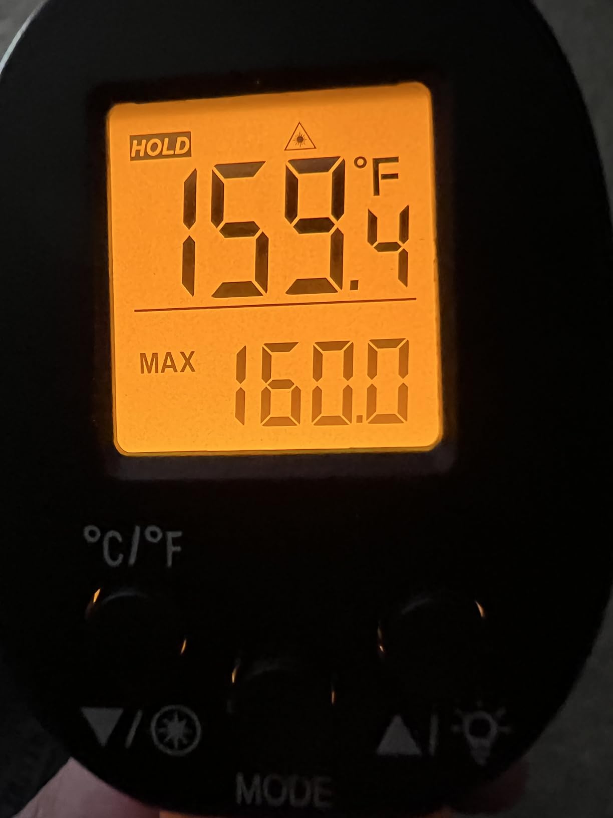 TempPro TP450 2 Laser Temperature Gun for Cooking, 16:1 D:S Ratio Infrared Thermometer Gun for Pizza Oven, Laser Thermometer Gun with Adjustable Emissivity Temp Gun -58 to 1022℉ customer photo 2