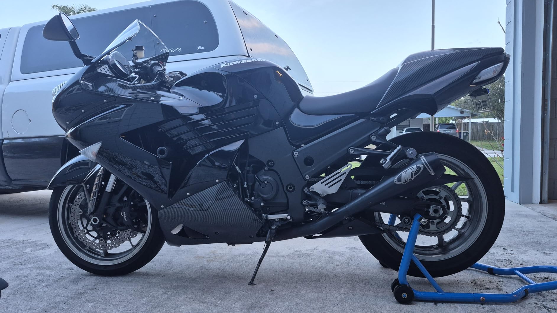 Motorcycle Stand Rear Combo Wheel Lift Stands, 500Lbs Capacity,Swingarm Spool Paddock Stands for Sport Bike,Fit for Yamaha, for Honda, Suitable for Kawasaki customer photo 1