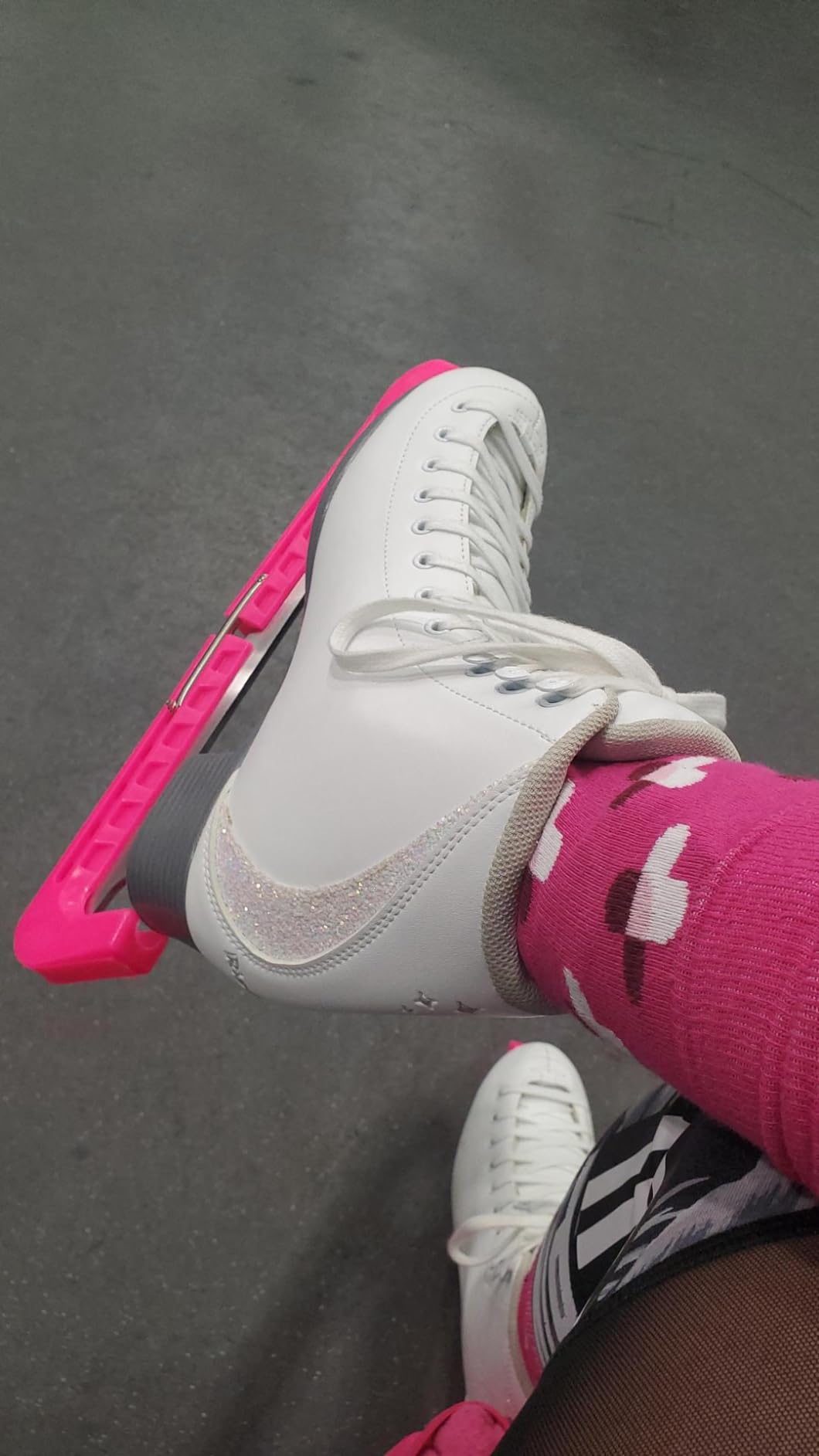 Riedell Sparkle Ice Skates - Comfortable, Beautiful Recreational Ice Skates for Women and Men with Supportive Uppers and Smooth Stainless Steel Blades customer photo 1
