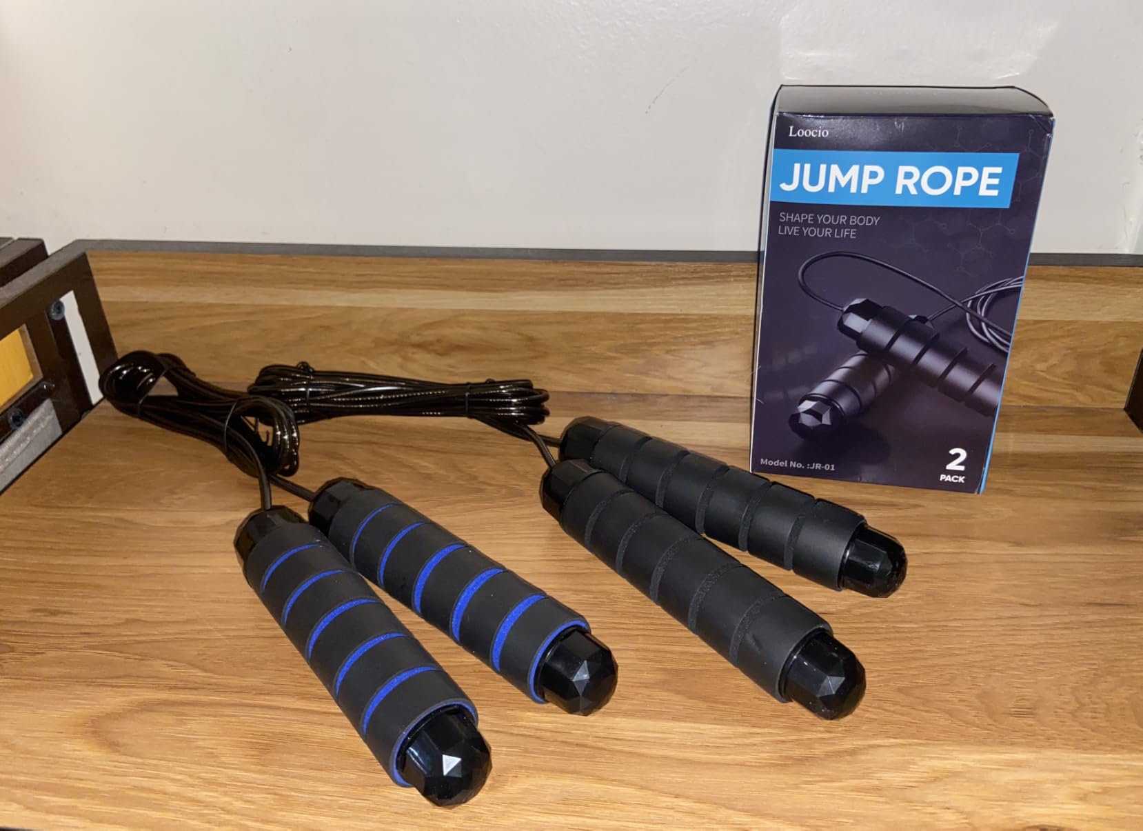 Jump Rope, Tangle-Free Rapid Speed Jumping Rope Cable with Ball Bearings for Women, Men & Kids, Adjustable Steel Jump Rope with Foam Handles for Home Gym Exercise Fitness Workout Equipment & Slim Body customer photo 2
