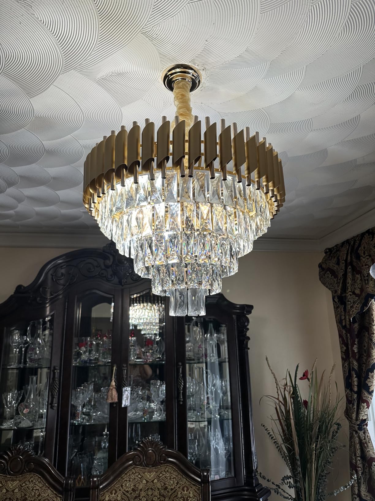 AXILIXI Crystal Chandelier Contemporary, 24