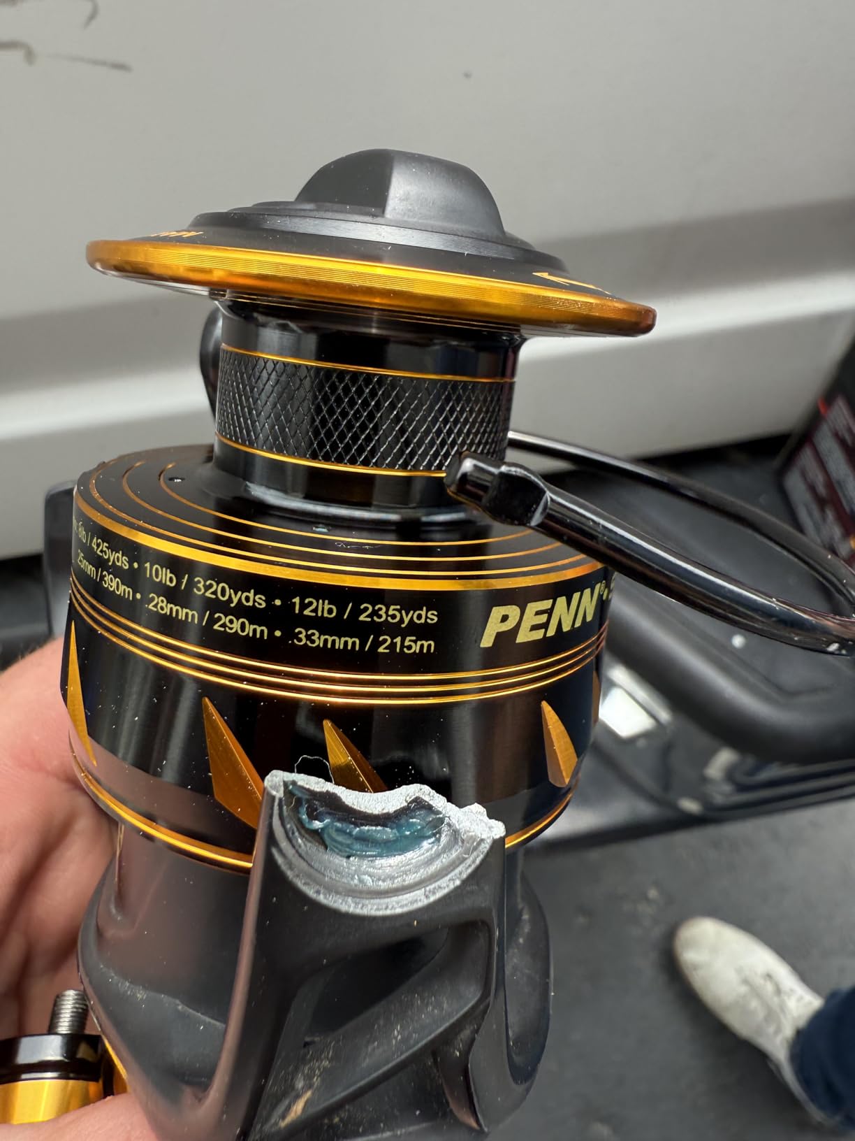 Penn Slammer IV Saltwater Spinning Reel - Full Metal, Heavy Duty Spin, Jigging or Lure Fishing Reel customer photo 3