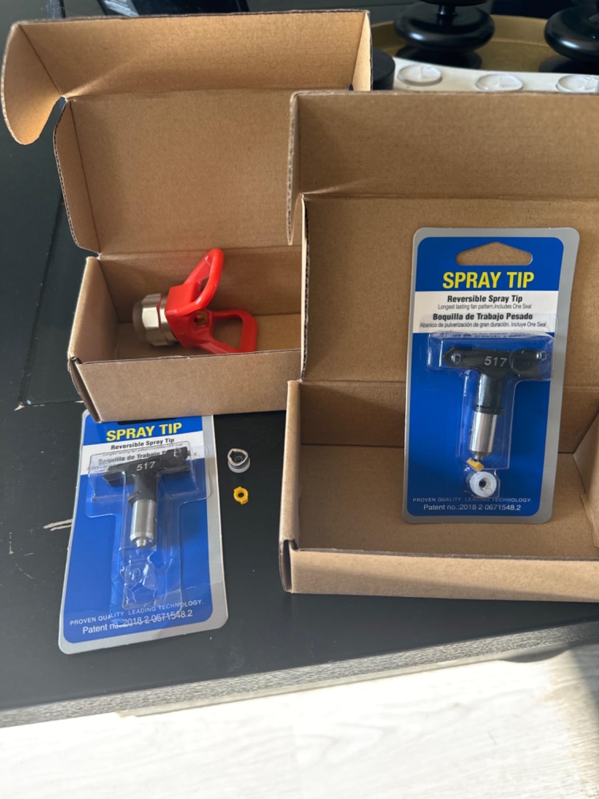 GDHXW 7/8 Guard Combo 517 Airless Spray Tip for Standard Airless Paint Spray Guns customer photo 2