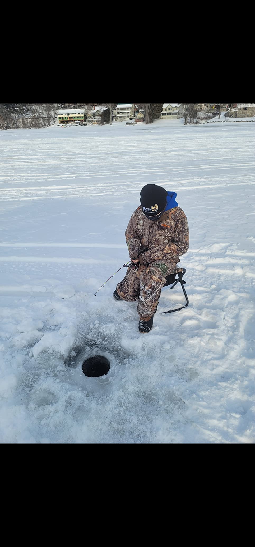 PLUSINNO Ice Fishing Rod, Ultralight and Sensitive Ice Fishing Rod and Reel Combo, 26
