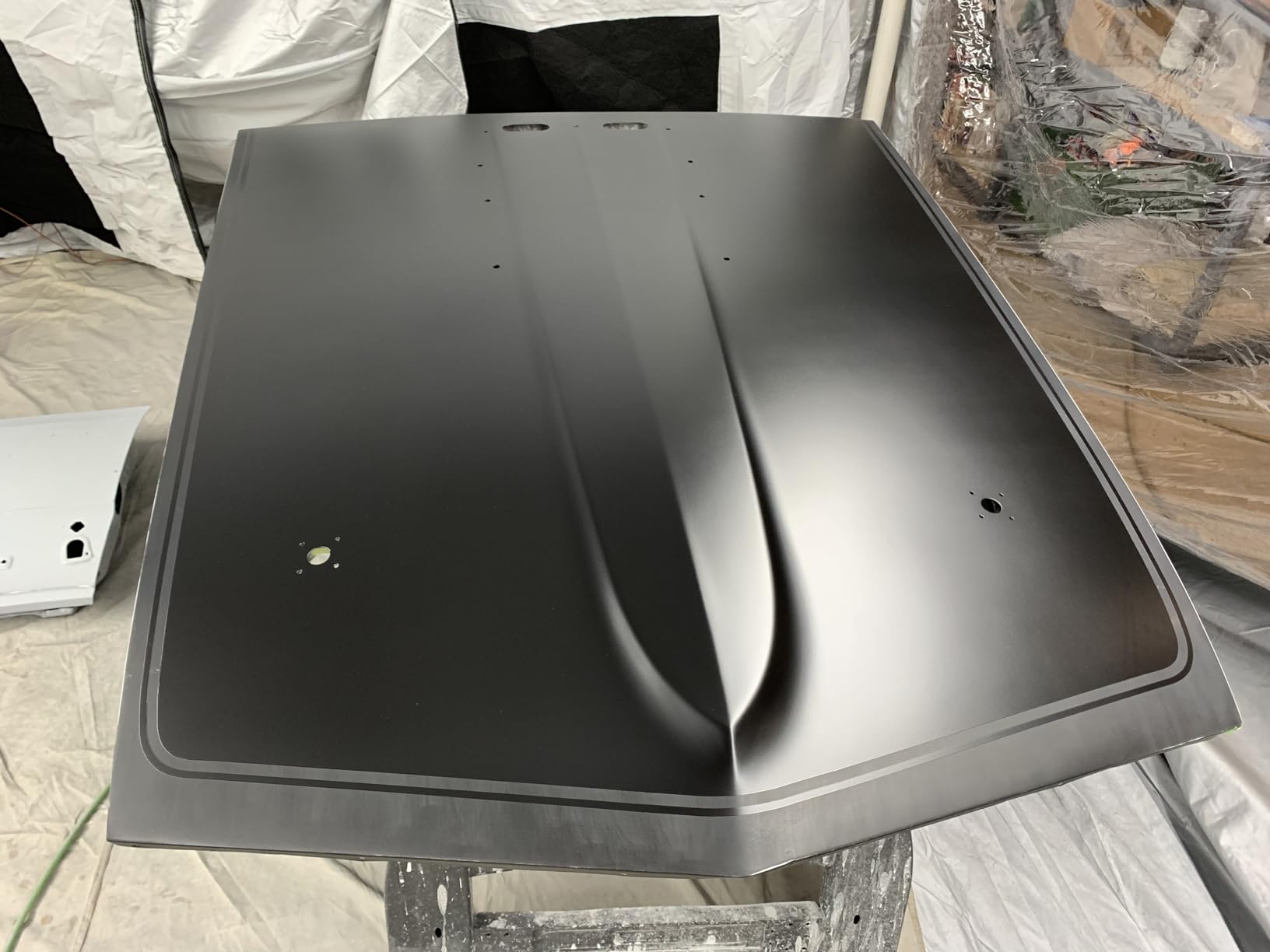 FLAPKWAN 39X18X15FT Inflatable Paint Booth for Trucks Portable Paint Booth with 1500W+1100W Blowers for Professional Car Painting and Polishing Workstation with Oversized Air Exchange System customer photo 2