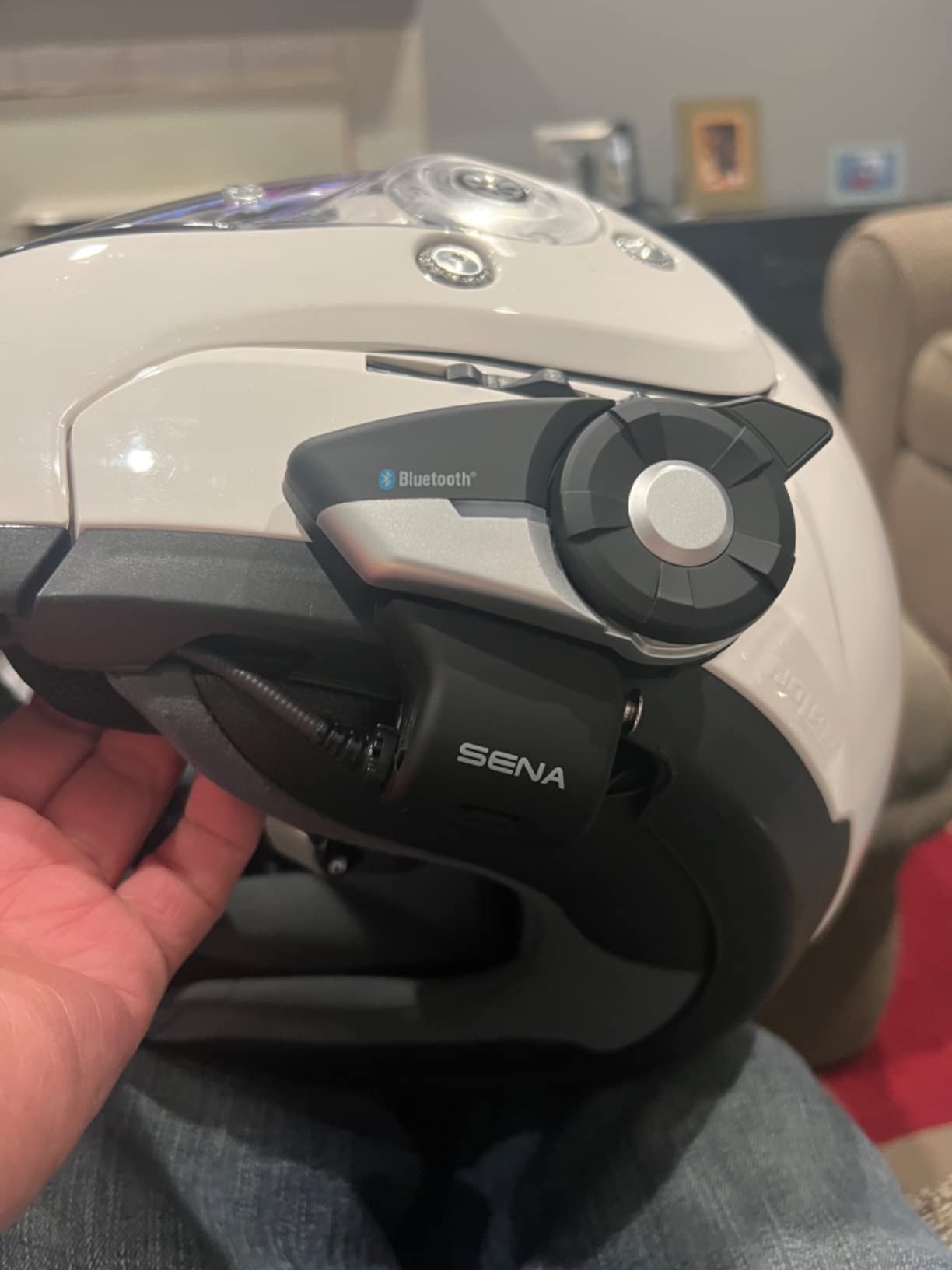 Sena 20S EVO Motorcycle Bluetooth Headset Communication System with HD Speakers customer photo 2