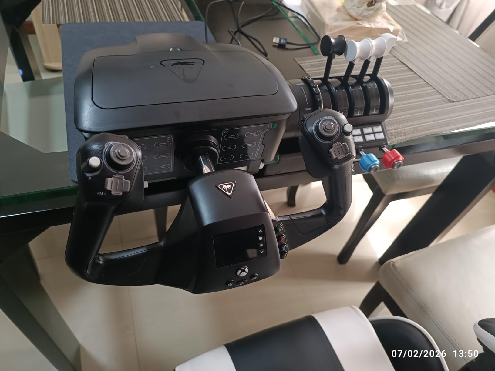 Turtle Beach VelocityOne Flight Universal Control System - Built-in Yoke, Throttle, Trim Wheel & Rudder Controls customer photo 1