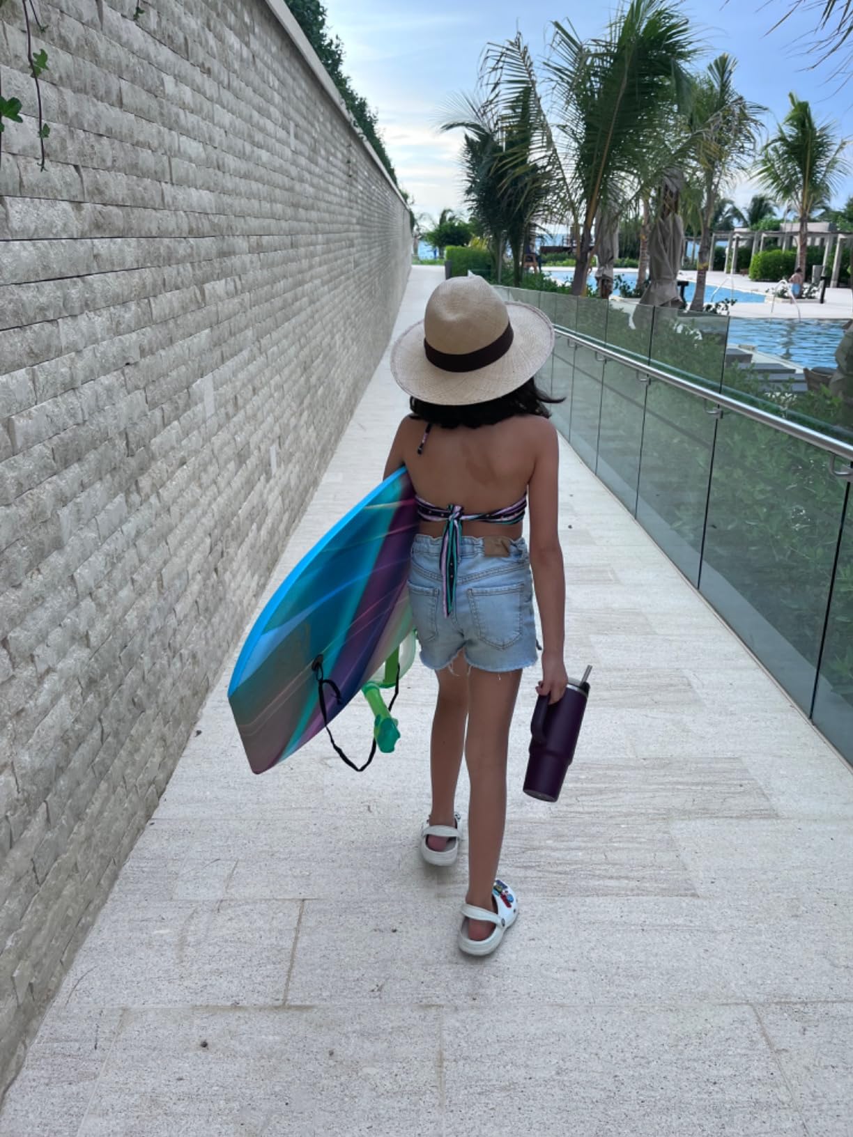 Body Board Lightweight with EPS Core, HDPE Slick Bottom, Leash & Adjustable Wrist Rope, Great Surfing for Kids and Adults customer photo 1