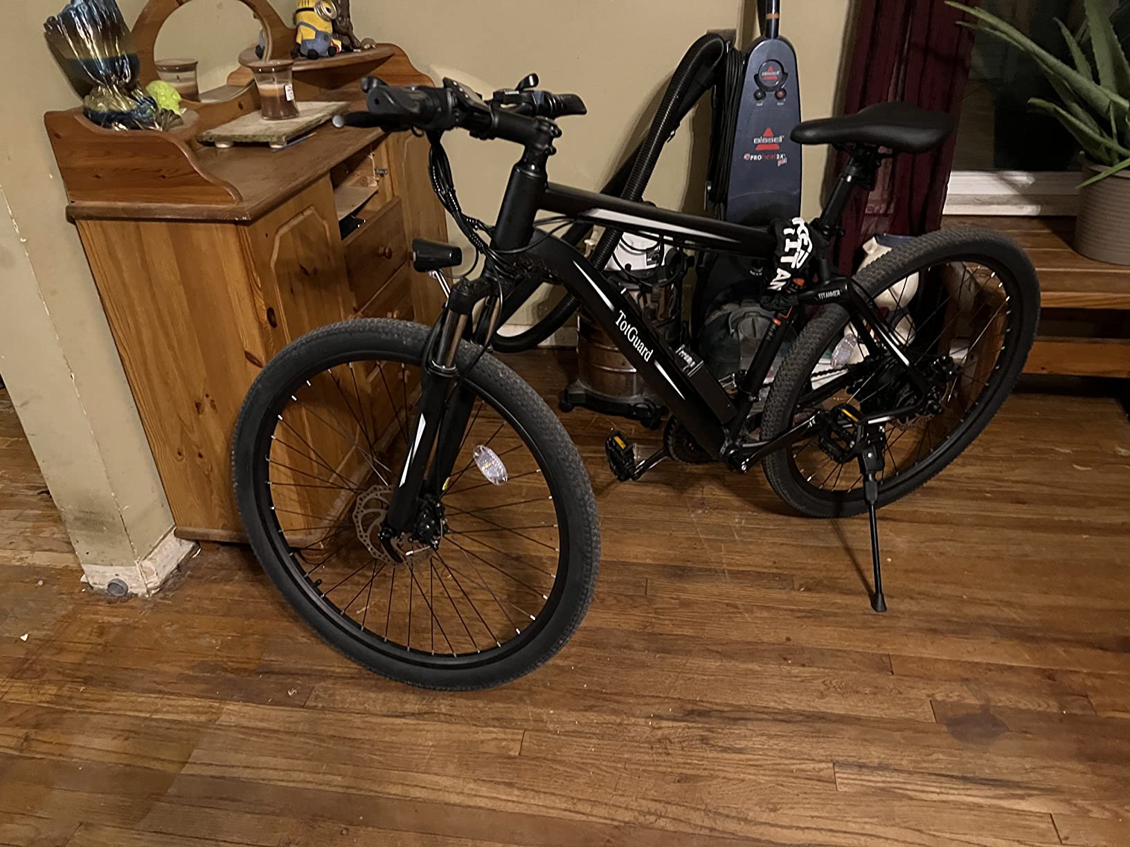Wooken Electric Bike for Adults with Peak 750W Motor, 27.5'' Ebike with 48V 499WH Removable Battery, Up to 55Miles Electric Mountain Bike, 21.6MPH Adults Electric Bicycle with LCD Display, 21 Speed customer photo 1