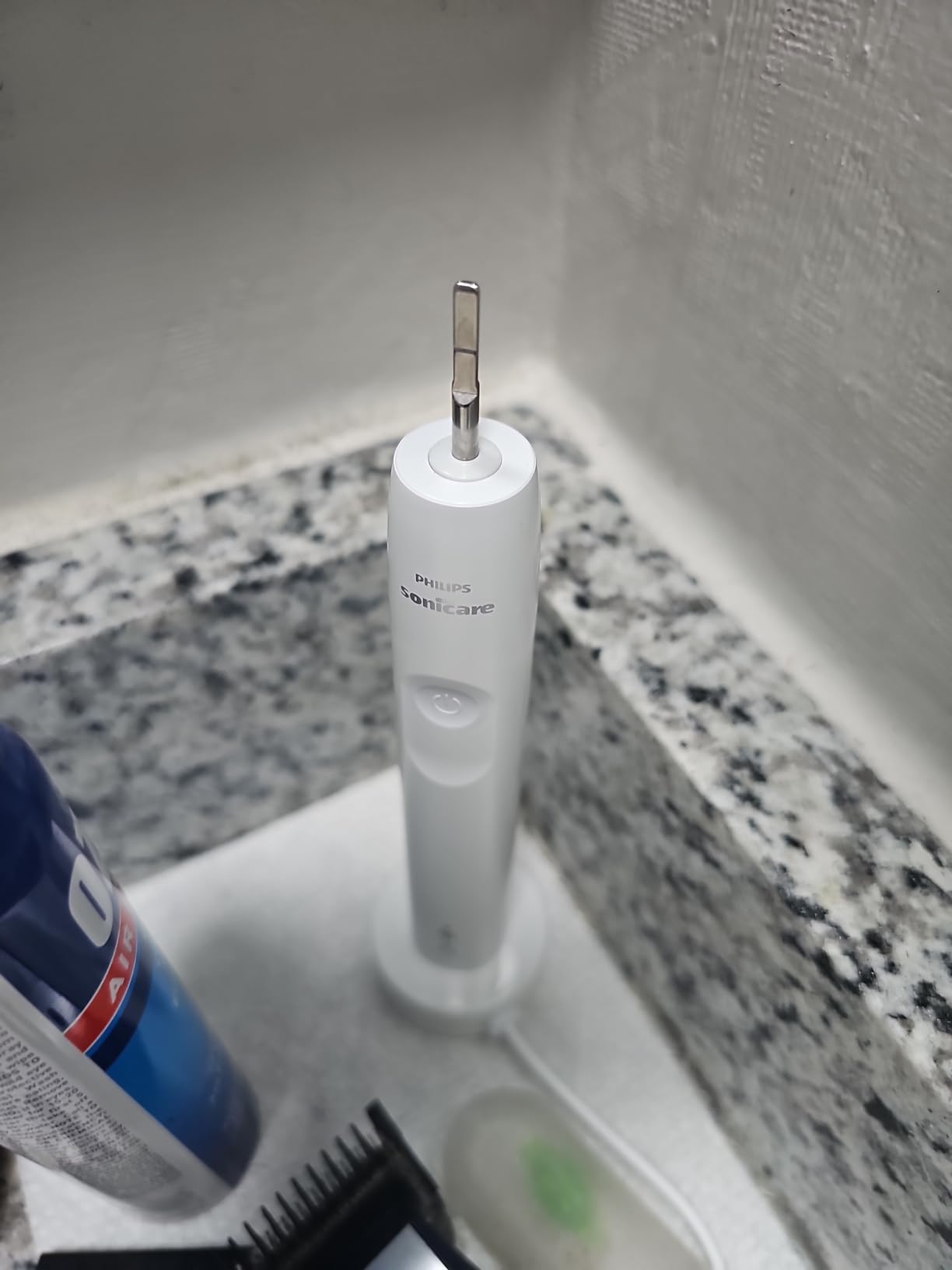 Philips Sonicare 4100 Series Electric Toothbrush - Sonic Toothbrush with Advanced Sonic Technology, Pressure Sensor, Two Intensity Settings, Smartimer & Quadpacer, Deep Pink, Model HX3681/26 customer photo 1