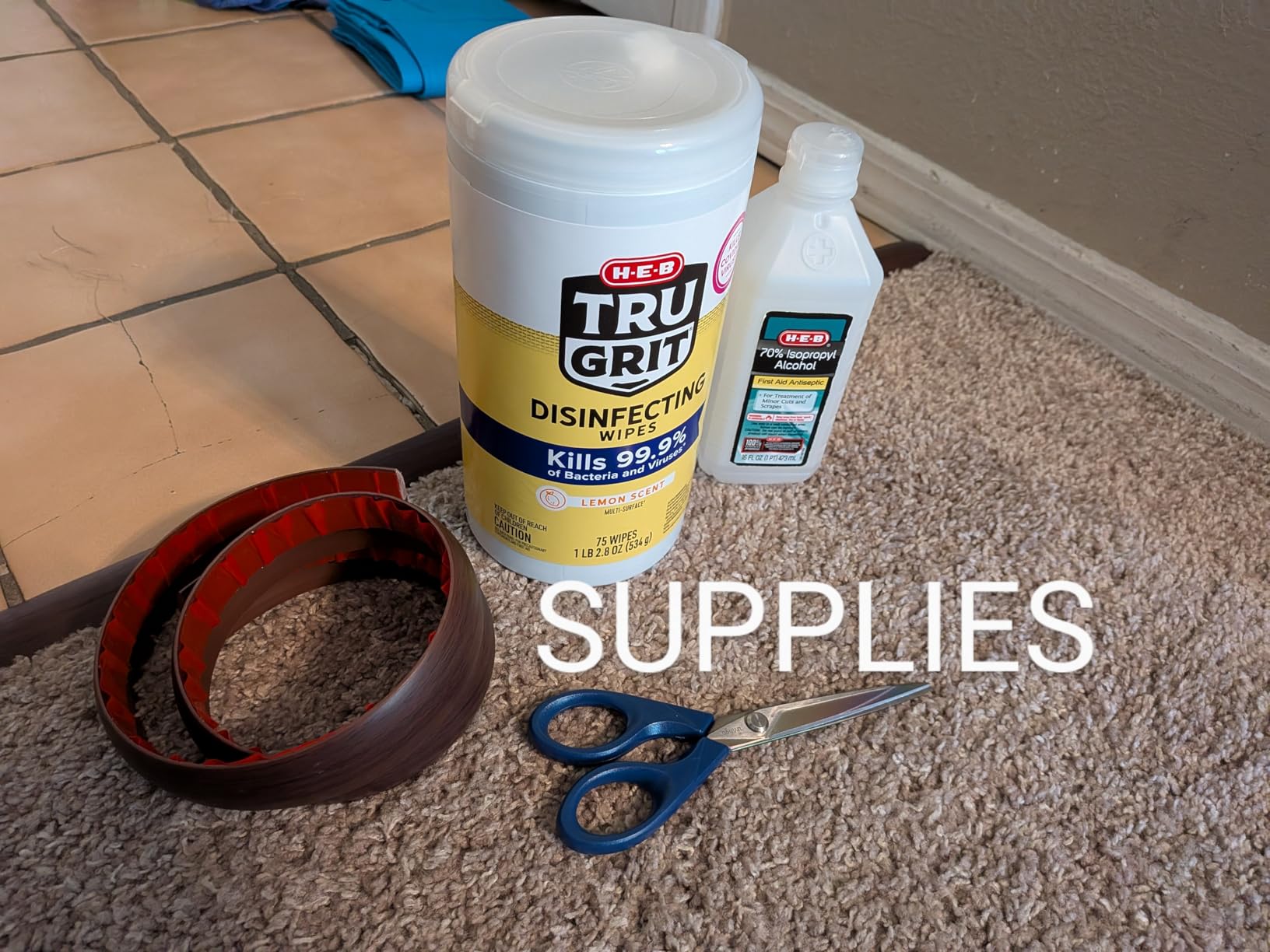 Floor Transition Strip Self Adhesive Carpet & Flooring Transitions Edging Trim Strip PVC Threshold Transitions Suitable for Threshold Height Less Than 5mm (6.56Ft, Black) customer photo 2