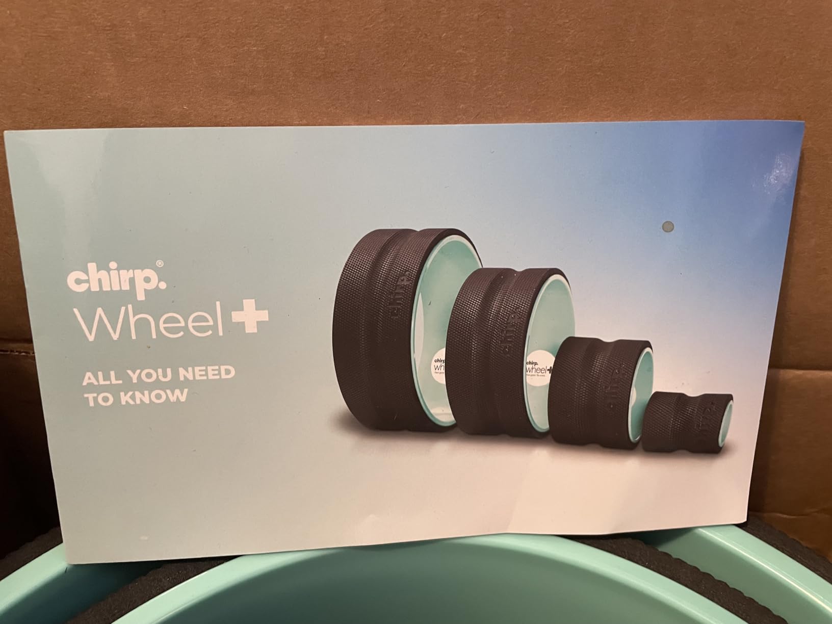 Chirp Wheel Foam Roller - Targeted Back & Neck Relief, Lumbar Spine Stretcher, Spinal Decompression Back Stretcher, Massage Roller with Density Foam for Physical Therapy, Supports 500lbs, 4-Pack Mint customer photo 1
