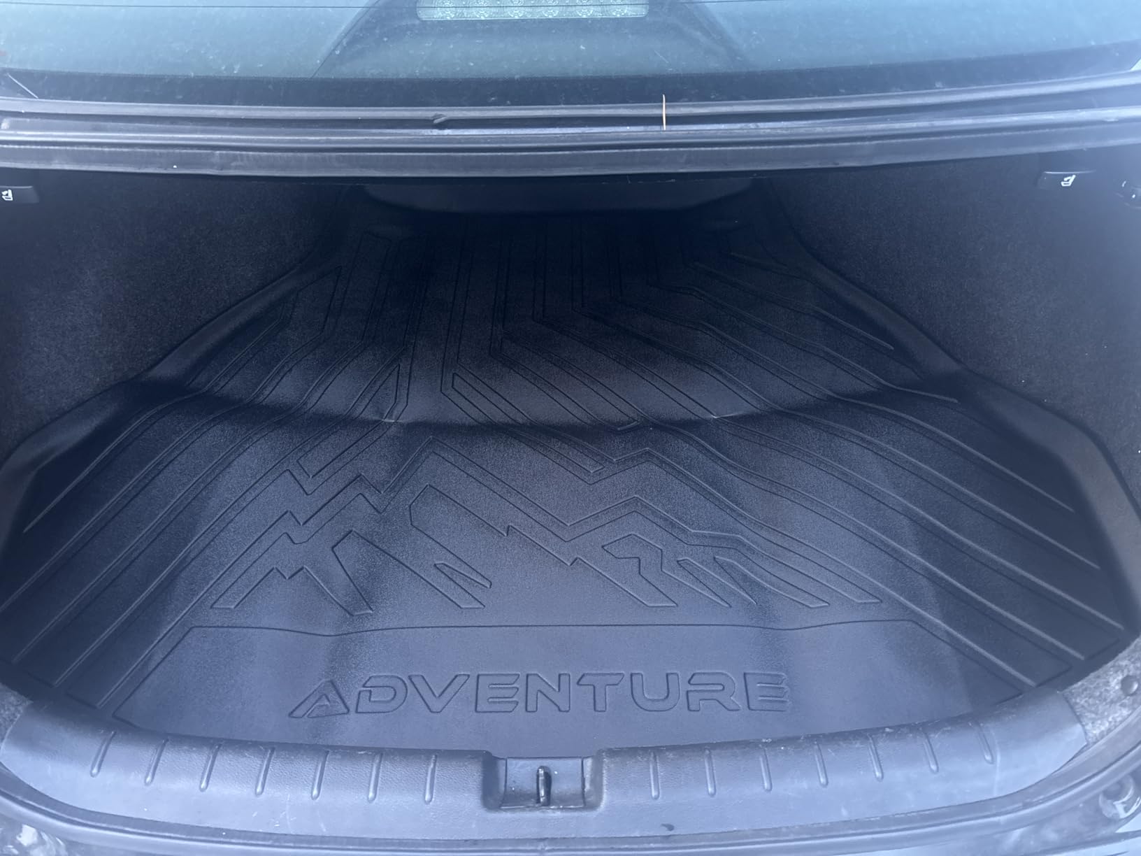 KUST Custom Fit Trunk Mat for 2020-2024 2025 Tesla Model Y Accessories 5 Seater (Not for 7 Seat or Juniper) Cargo Mat Liner Back Seat Protector All Weather Protection Black customer photo 2