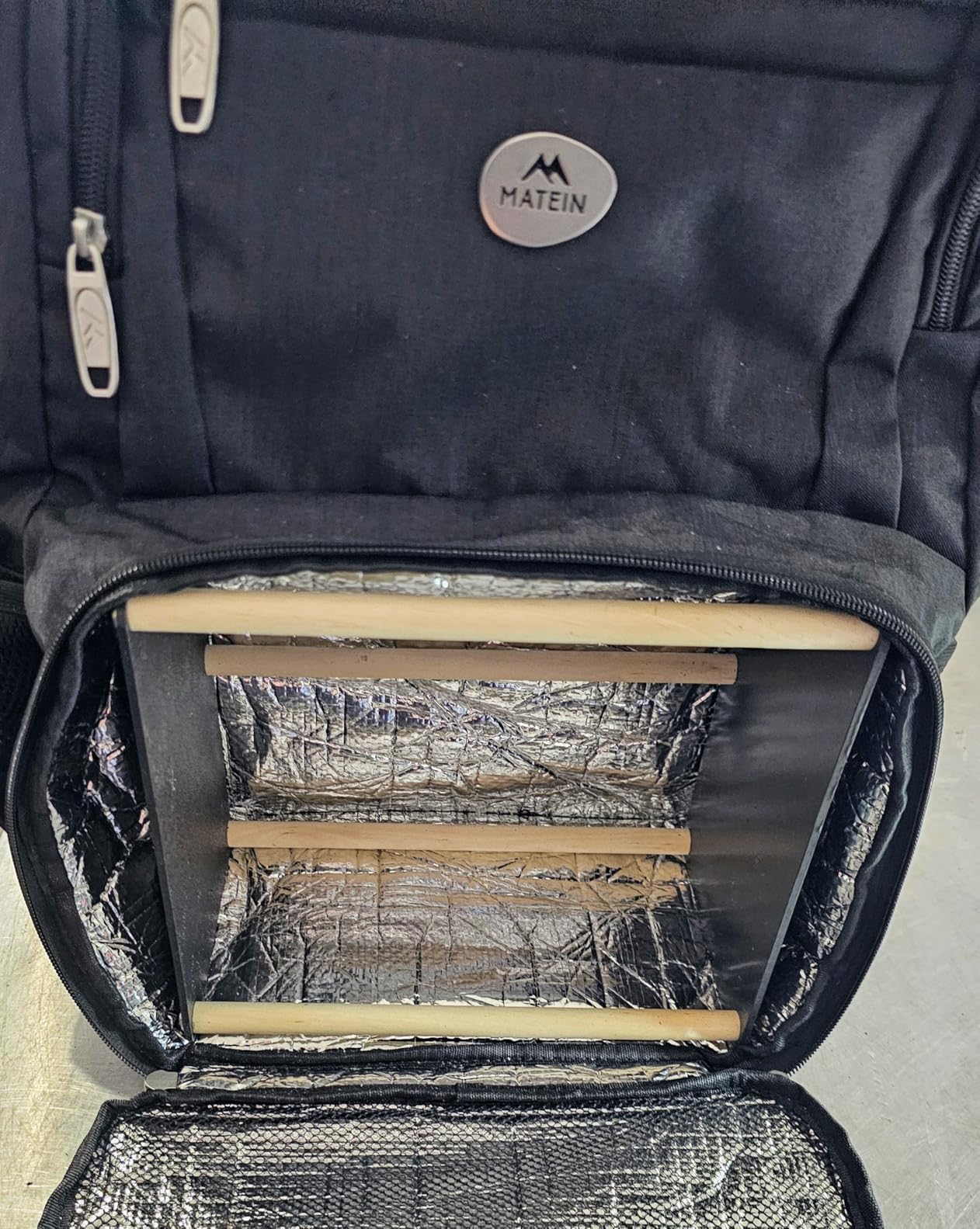 MATEIN Lunch Backpack for Men Work, Sturdy 17 Inch Laptop Backpack with Lunch Compartment, Water Resistant Work Bag with Padded Straps, Anti Theft Computer Back Pack for Office Commute College customer photo 1