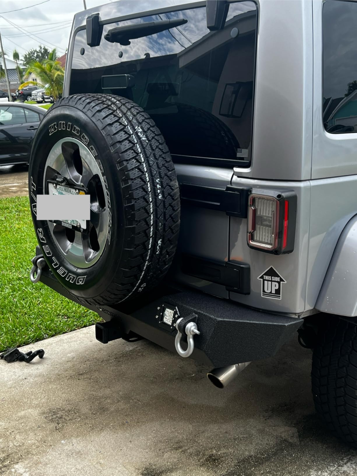 OEDRO Front and Rear Bumper Compatible with 2007-2018 Jeep Wrangler JK & Unlimited JKU Rock Crawler Off Road Full Width customer photo 2