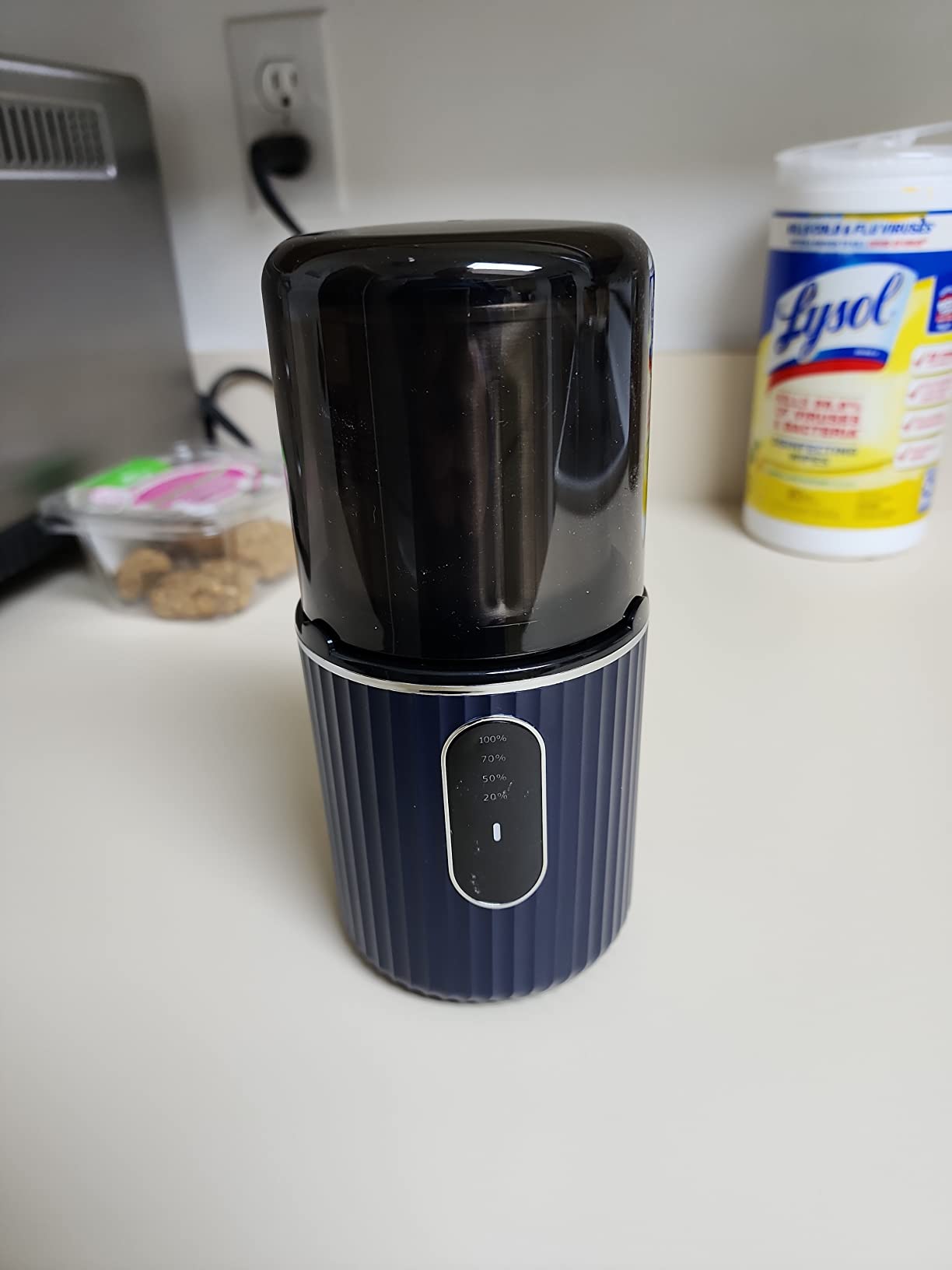 Cordless Electric Pill Crusher Grinder Pulverizer - Grind and Pulverize Multiple Pills, Small and Large Medication and Vitamin Tablets to Fine Powder - Removable Grinding Cup for Easy Cleaning customer photo 2
