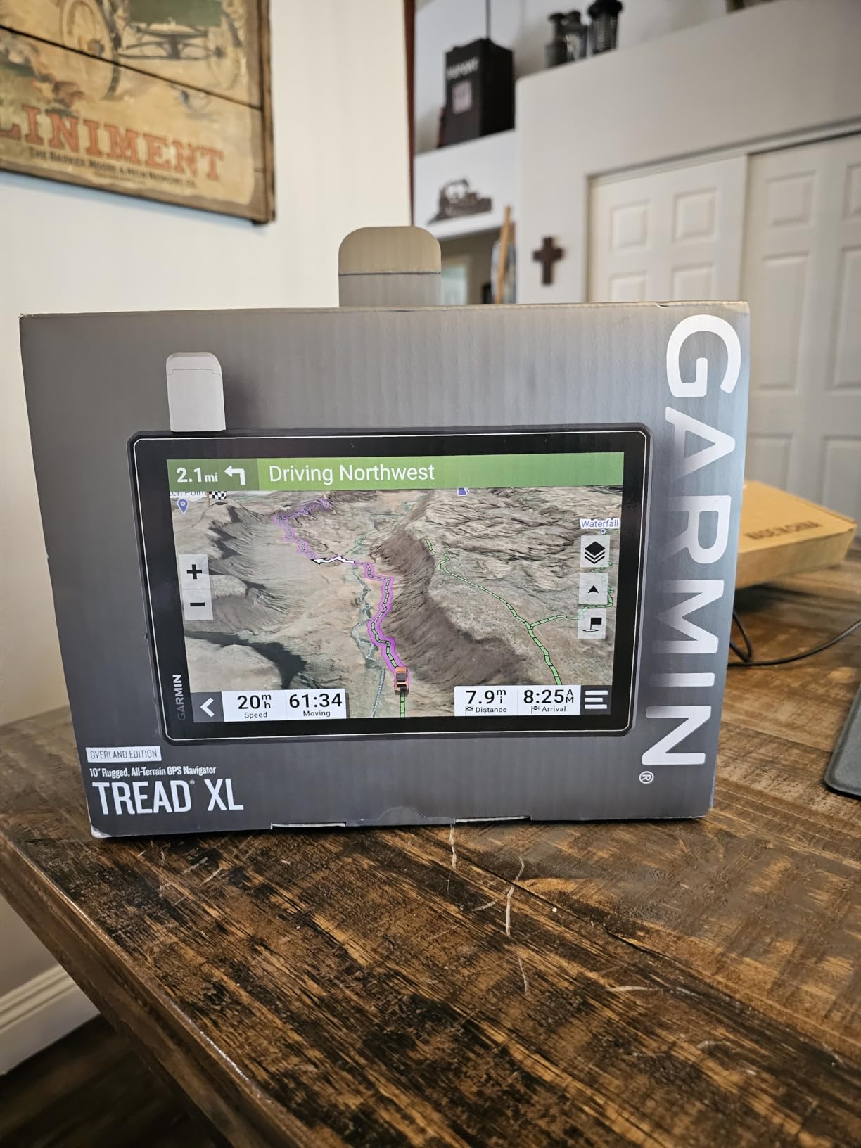 Garmin Tread XL Overland, All-Terrain Navigator, Rugged, Built in Mapping, iOverlander, Ultrabright Display, Large customer photo 2