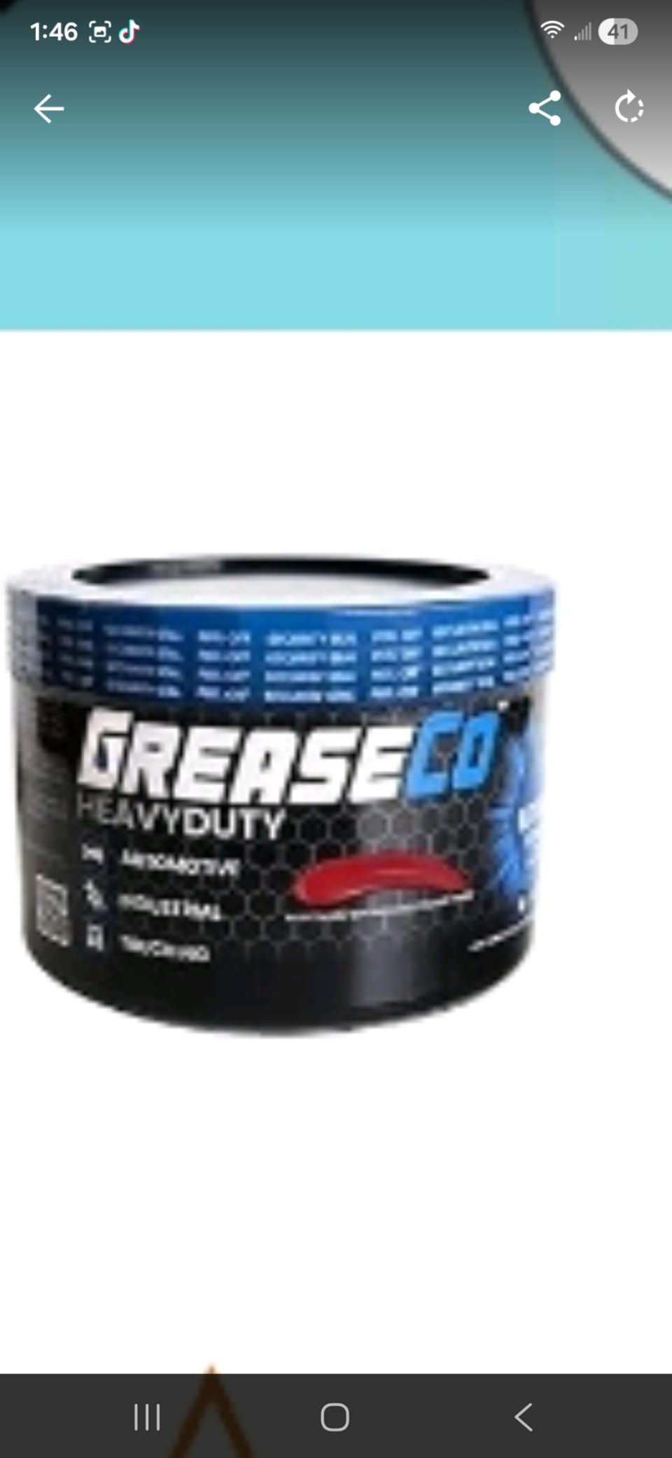 Wheel Bearing Grease Red And Tacky Automotive Lubricant Tub Jar | Car Grease | Axle | Thick MultiPurpose Red Grease | Bearing Packer Grease | Rod | High Temp | Tractor | Lithium | Trailer Hitch | 5th Wheel | HeavyDuty 1 LB customer photo 1