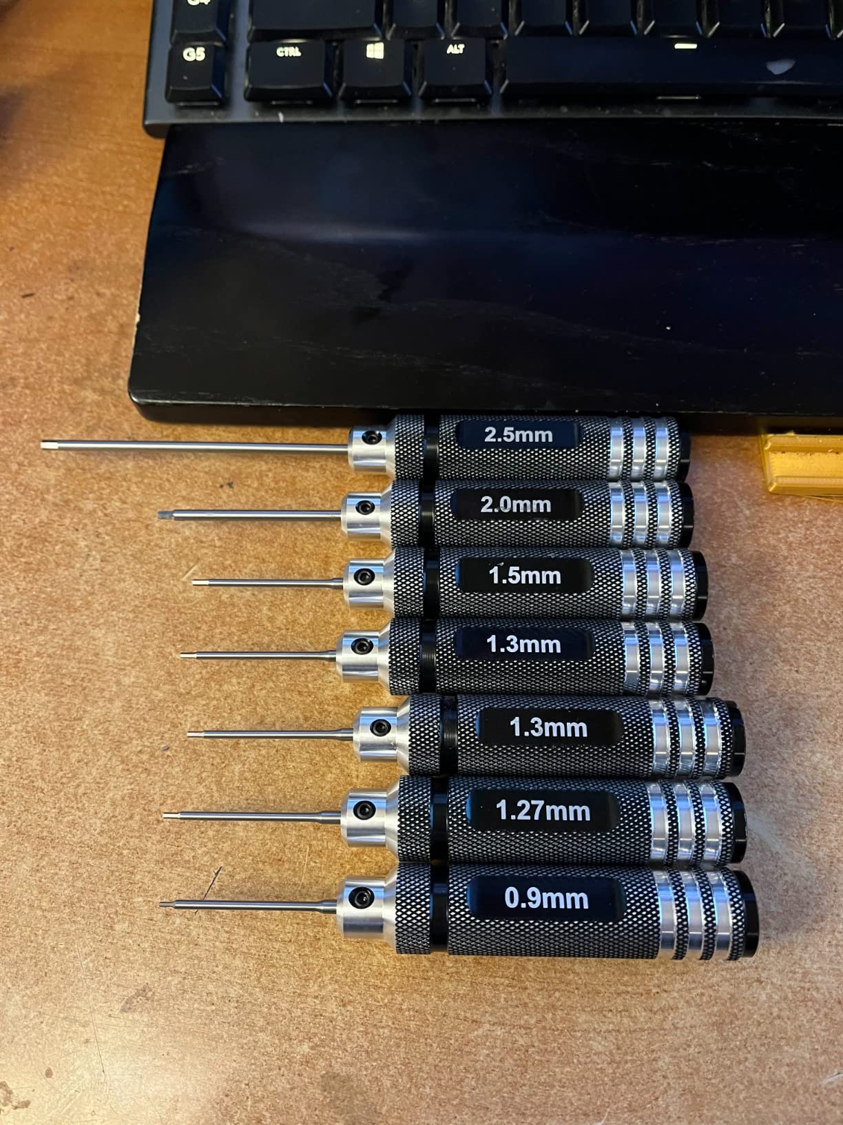 Drone Tool Kit -4Pcs RC Hex Driver Set - 1.5mm Allen Wrench 2mm 2.5mm 3mm Aluminum Handle Steel Hexagon Screwdriver customer photo 2