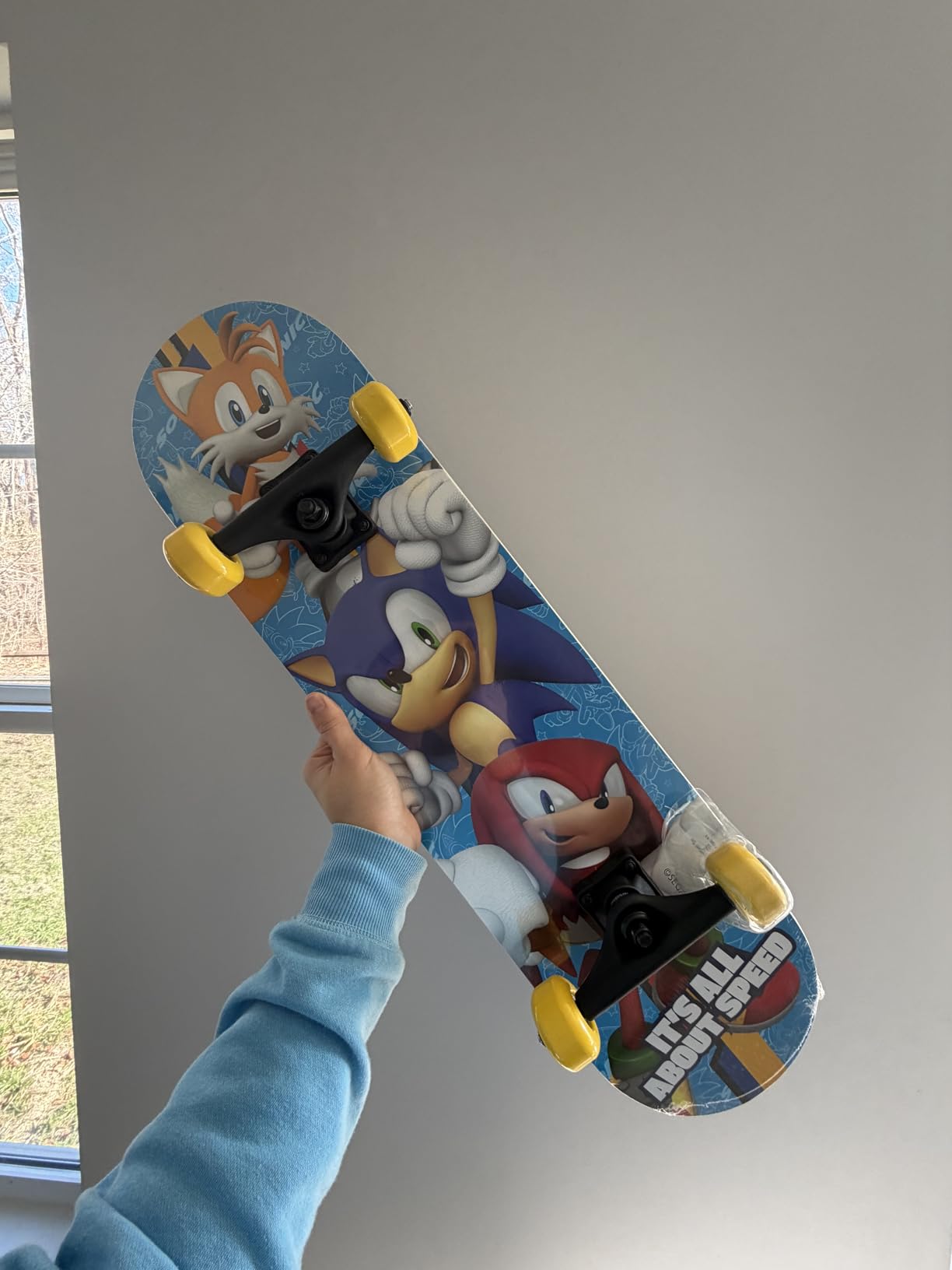 Sonic Character Skateboards - Cruiser Skateboard with ABEC 5 Bearings, Durable Deck, Smooth Wheels customer photo 2