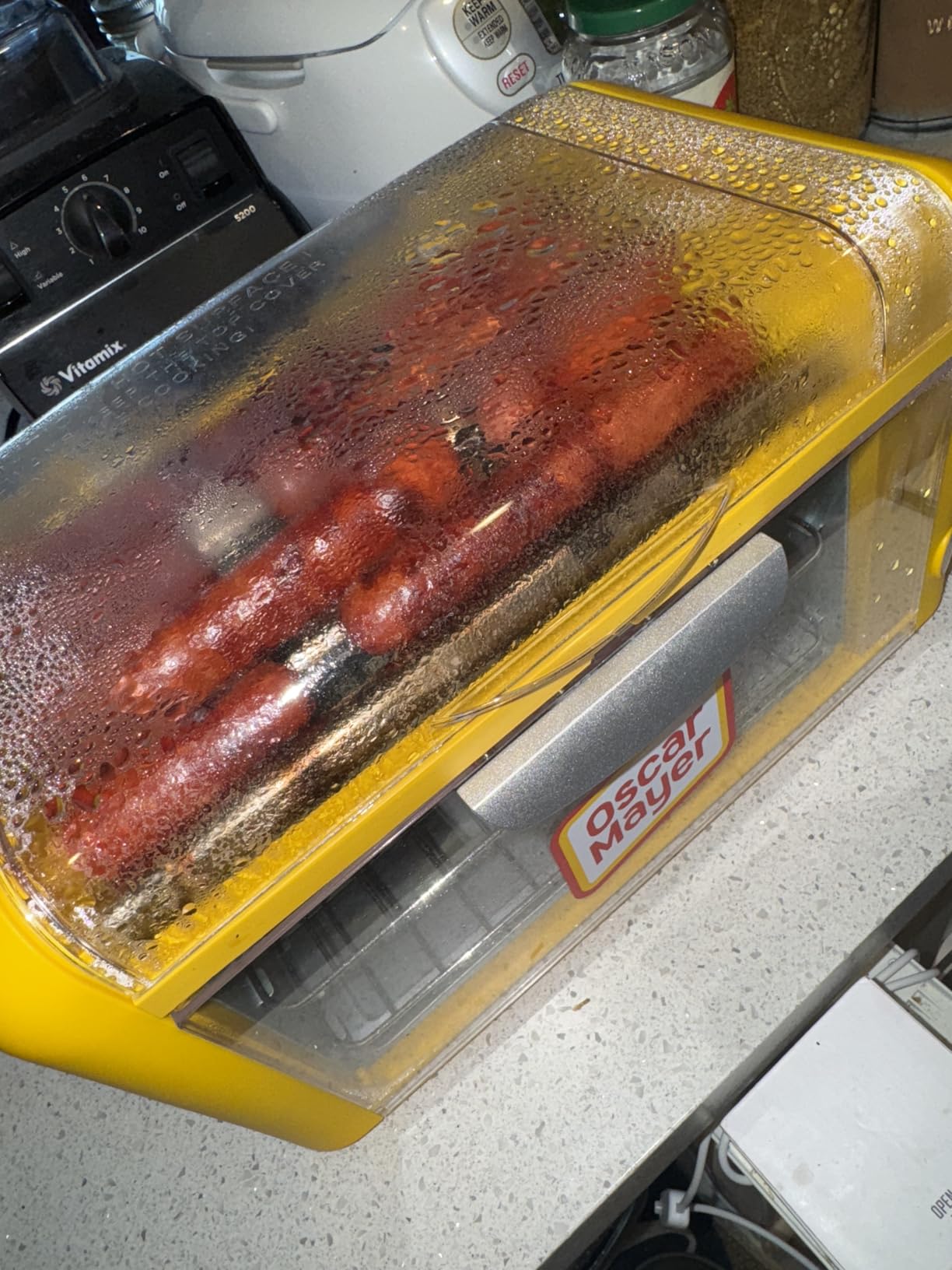 Nostalgia Oscar Mayer Extra Large Countertop 8 Hot Dog Roller and Bun Toaster Oven - Stainless Steel Rollers and Non-stick Warming Racks - Adjustable Timer customer photo 1
