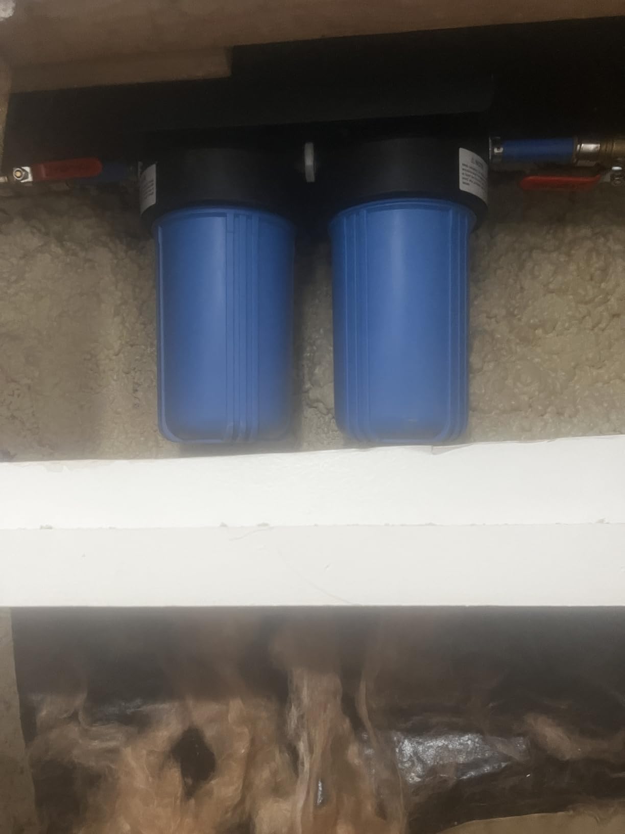 Waterdrop Whole House Water Filter System, Reduce Iron & Manganese, with Carbon and Sediment Filters, 5-Stage Filtration, Reduce Iron, Lead, Chlorine, Odor, 2-Stage WD-WHF21-FG customer photo 2