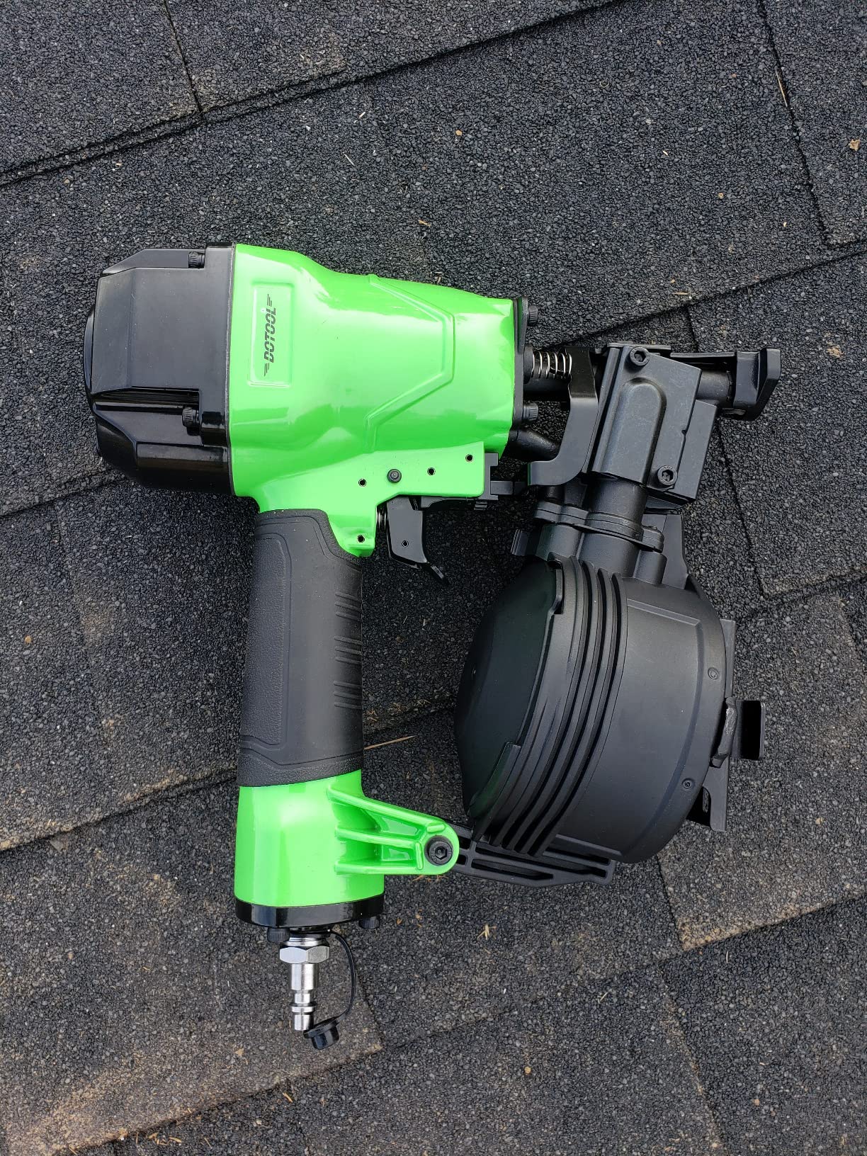 Roofing Nailer CN45C 15 Degree 3/4-Inch to 1-3/4-Inch Roofing Nail Gun Pneumatic Coil Nailer 120 pcs Load Capacity customer photo 2