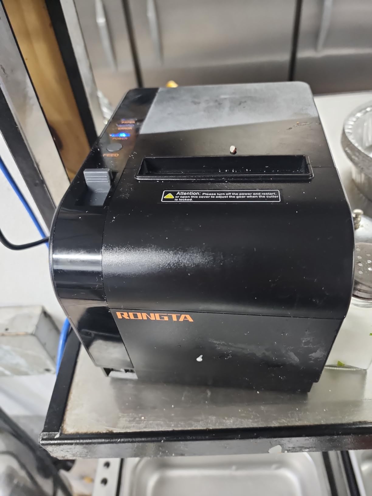 Rongta Thermal Receipt Printer, 80mm Thermal POS Printer with Auto Cutter, USB Serial Ethernet Support ESC/POS, Compatible with Windows/Mac/Linux customer photo 2