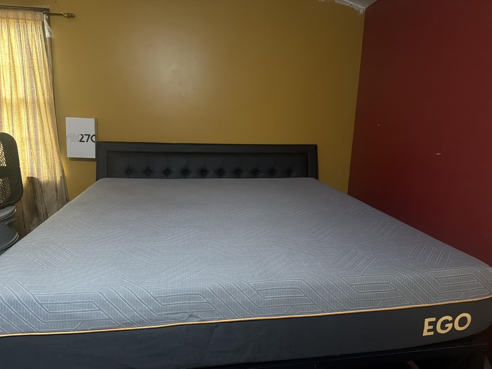 EGOHOME 12 Inch Queen Memory Foam Mattress for Back Pain, Cooling Copper Gel Bed in a Box, Foam Made in USA, CertiPUR-US Certified, Therapeutic Medium Firm customer photo 1