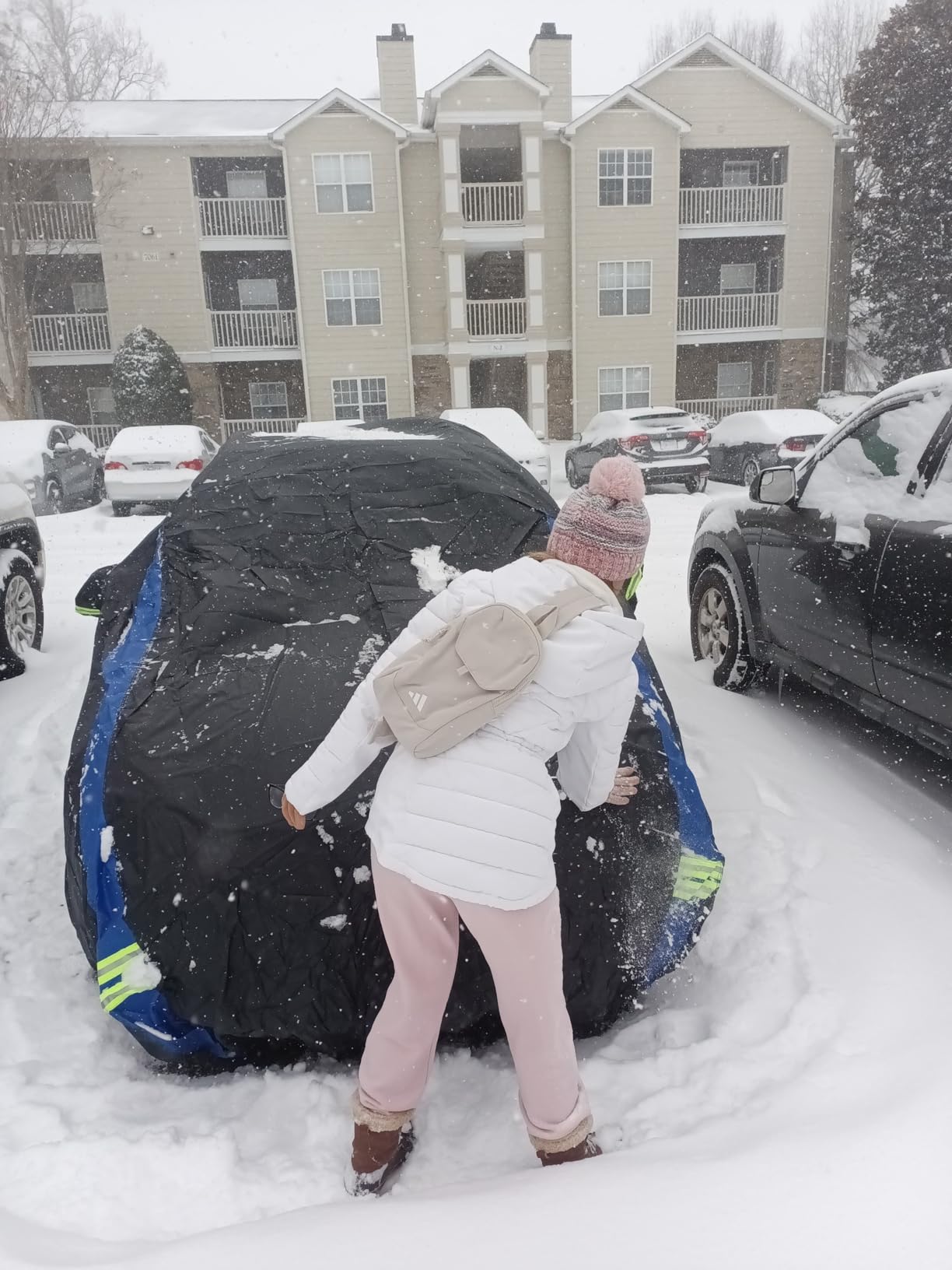Avecrew Car Cover Waterproof All Weather for Automobiles Sedan 194