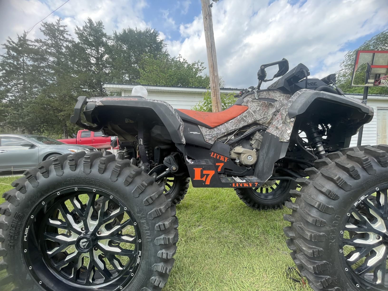 ATV Cover Waterproof Heavy Duty XXXL 102 Inches 300D Oxford Cloth Quad ATC 4 Wheeler Rain Cover All Weather for Polaris Sportsman Yamaha Honda Kawasaki Quad Bike(102 * 48 * 48 Inch) customer photo 1