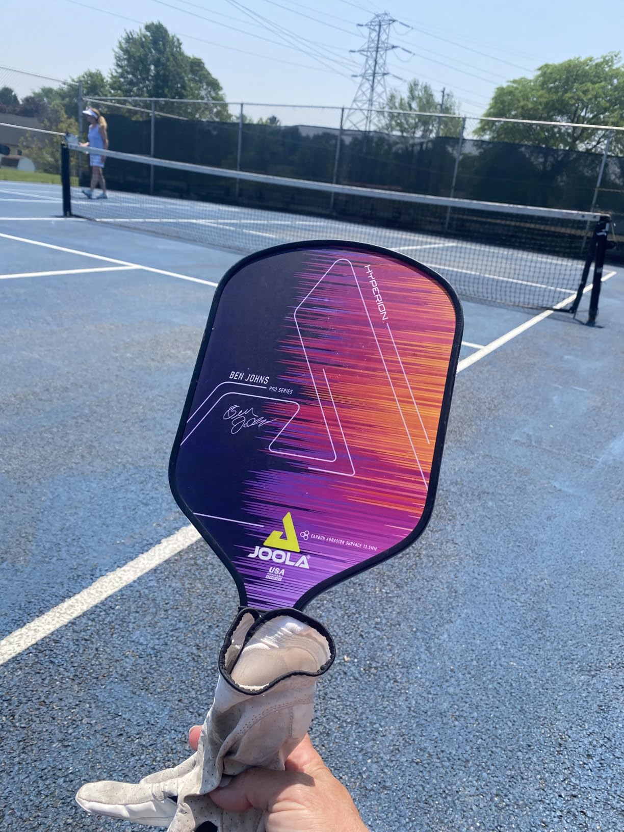JOOLA Ben Johns Hyperion Pickleball Paddle - Raw Carbon Surface or Carbon Abrasion Surface for Increased Power and Spin customer photo 2