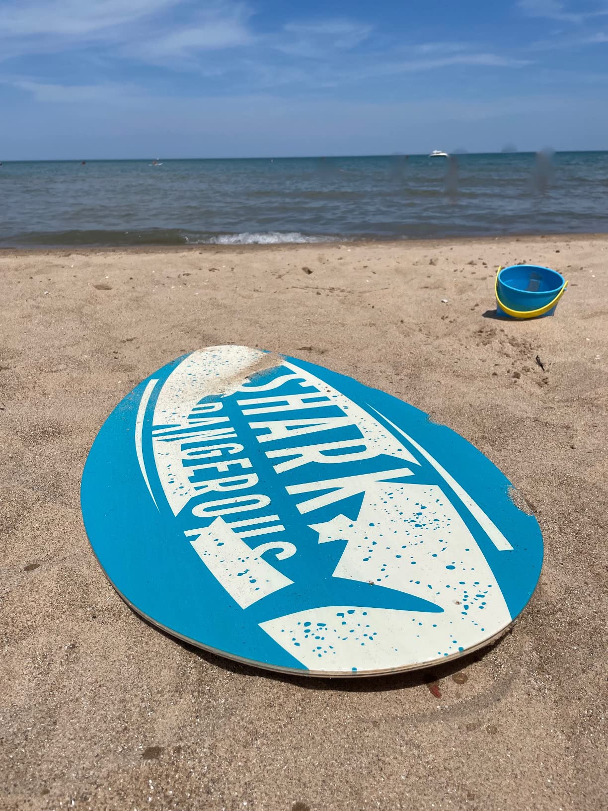 seething 35 Inch Skimboard with High Gloss Coat Wood Skim Board for Beginners,Kids, Teenagers, Adults and All Skimming customer photo 1
