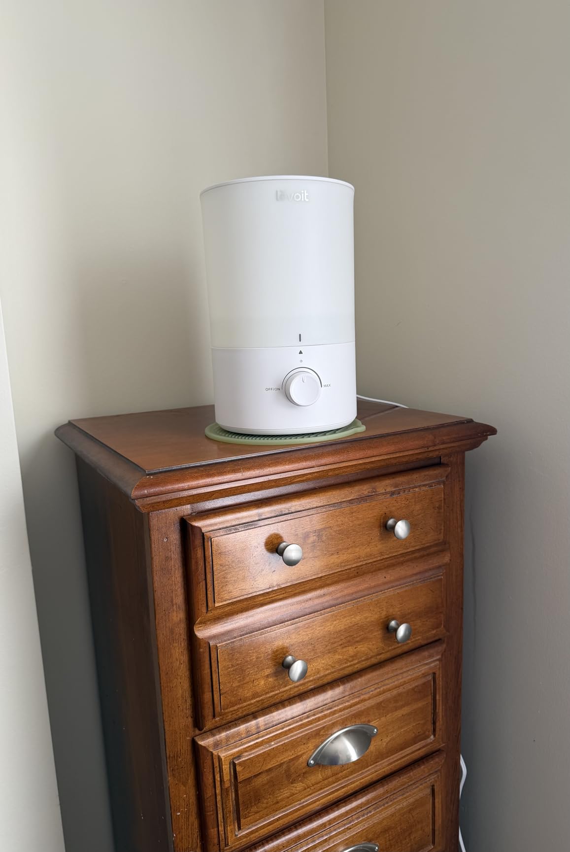 LEVOIT - Humidifiers for Bedroom - Quiet (3L Water Tank) - Cool Mist/Top Fill/Essential Oil Diffuser/25Watt - Home/Large Room - 360 Nozzle - Rapid Ultrasonic Humidification for Baby Nursery/Plant customer photo 1