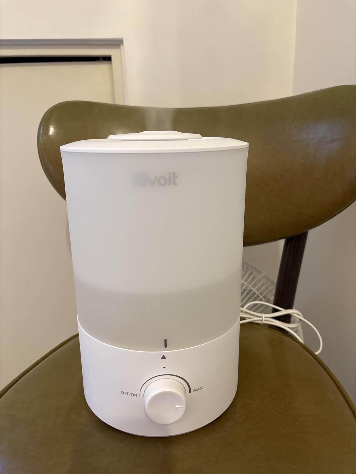 LEVOIT - Humidifiers for Bedroom - Quiet (3L Water Tank) - Cool Mist/Top Fill/Essential Oil Diffuser/25Watt - Home/Large Room - 360 Nozzle - Rapid Ultrasonic Humidification for Baby Nursery/Plant customer photo 2