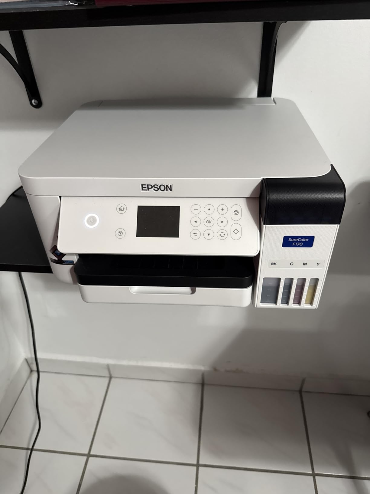 Epson SureColor F170 Dye-Sublimation Printer. Includes Full Set of Ink, User Guide, & AC Power Cable SCF170 - Compact 8.5