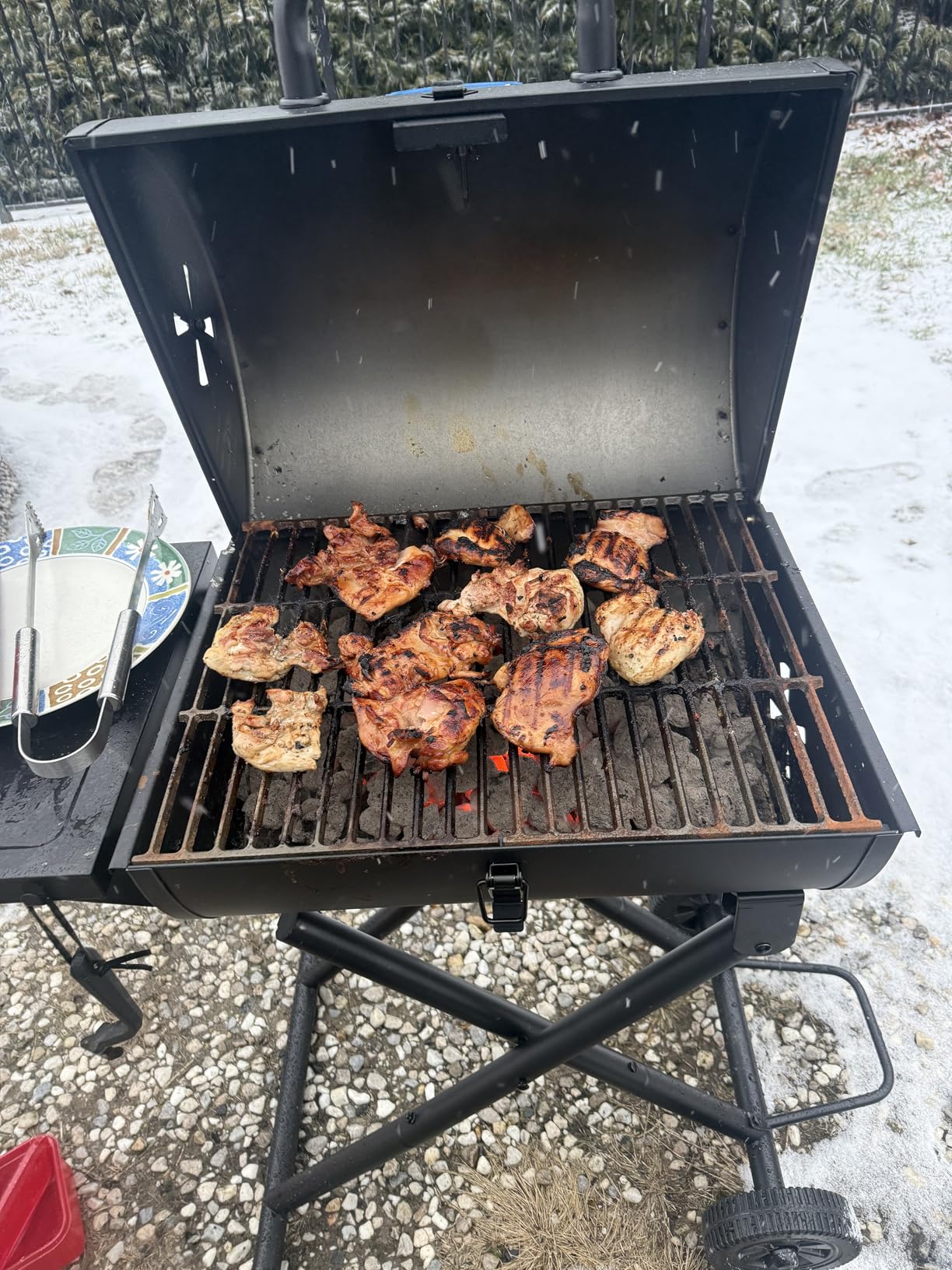 Char-Griller E1816 King-Griller Gambler Portable Charcoal Grill in Black customer photo 2